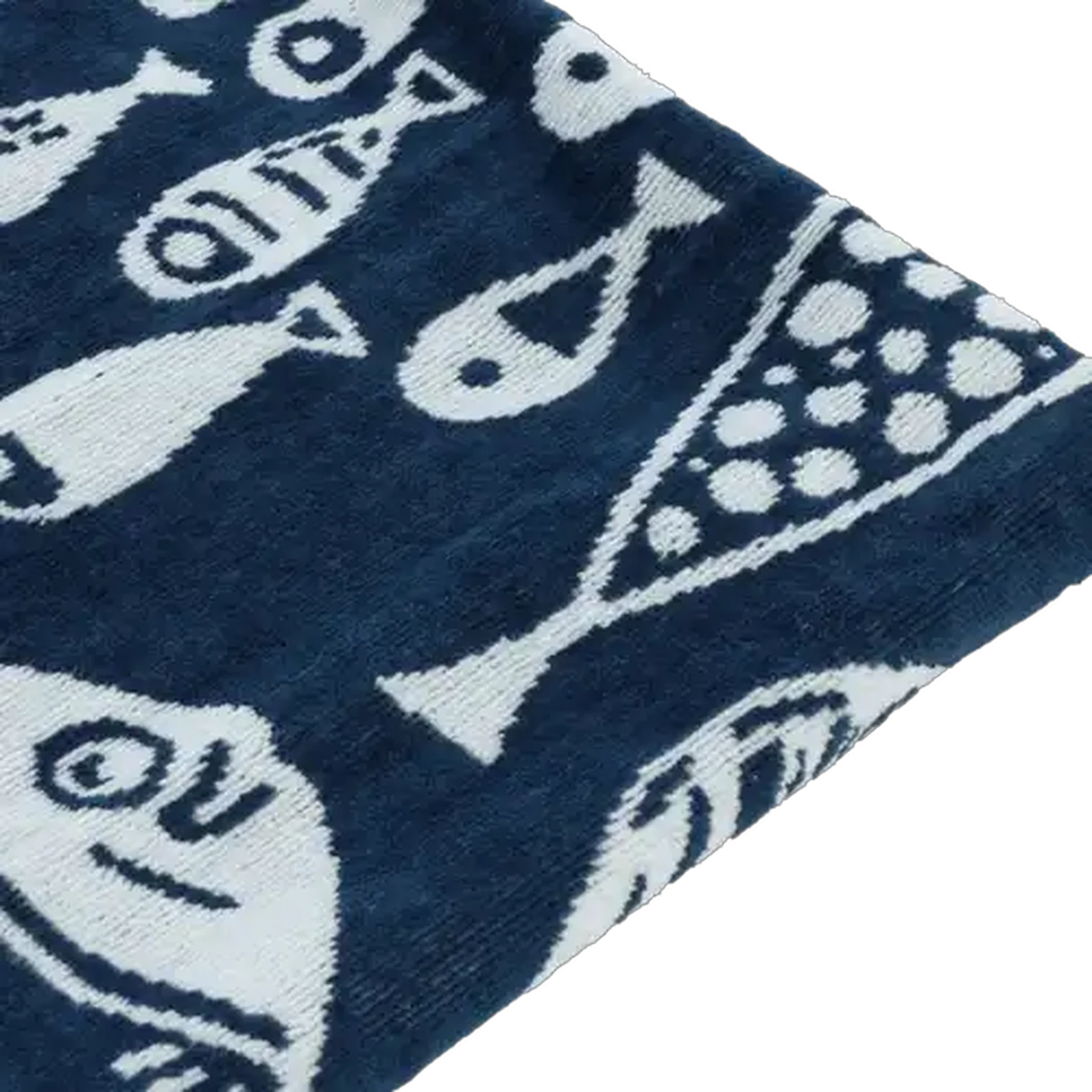 Image of Laguna Navy Fish Beach Towel 80 x 160cm