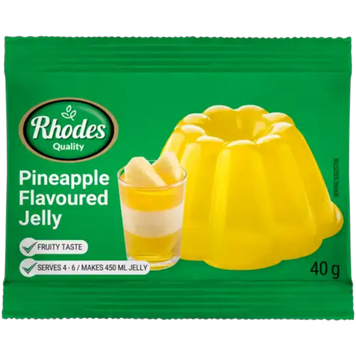 Image of Rhodes Quality Pineapple Flavoured Jelly 40g
