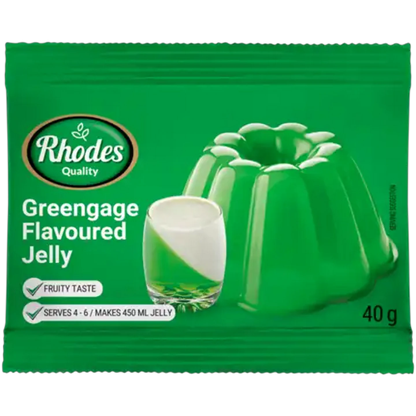 Image of Rhodes Quality Greengage Flavoured Jelly 40g