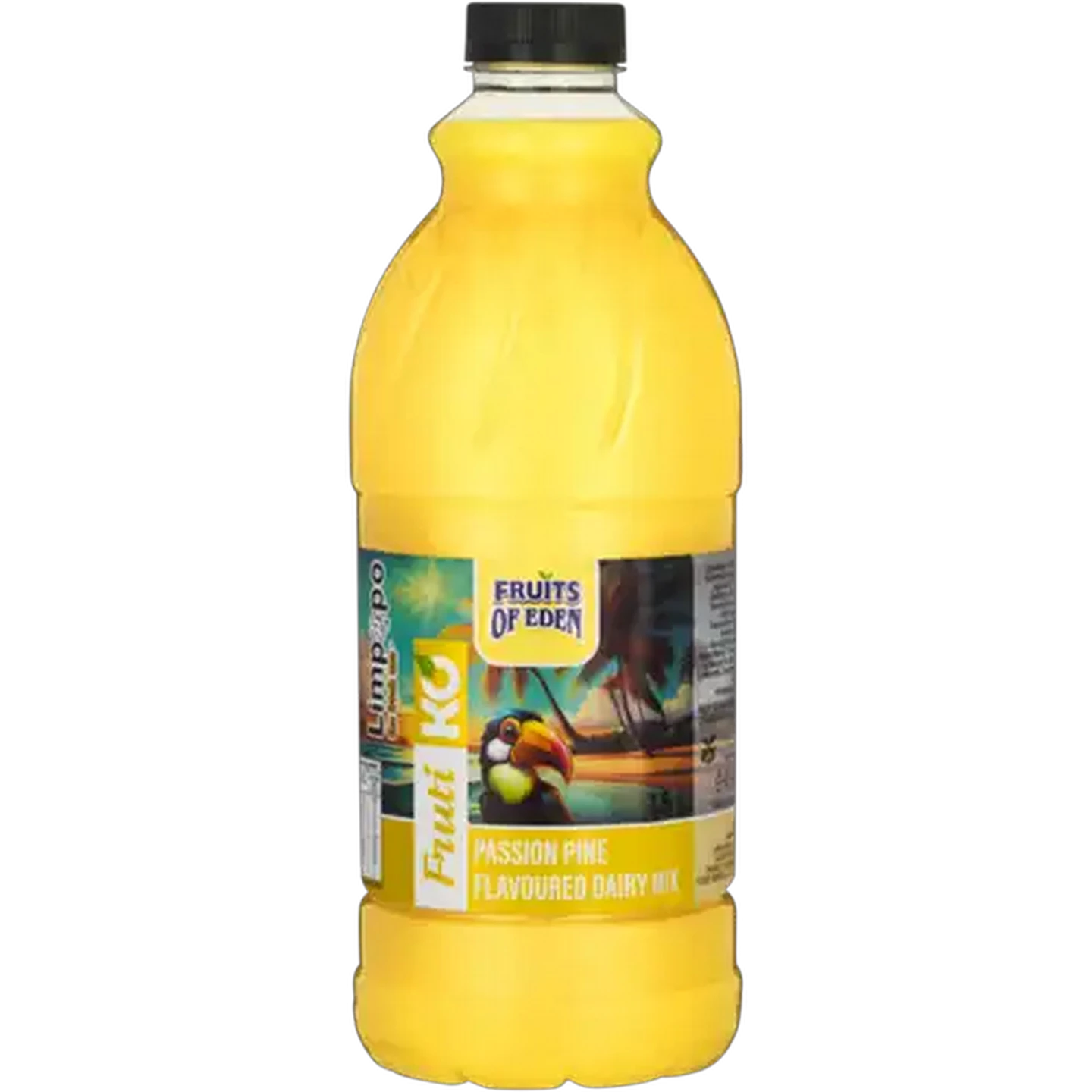 Image of Fruits of Eden Fruti KO Passion Pine Flavoured Dairy Mix 1.5L