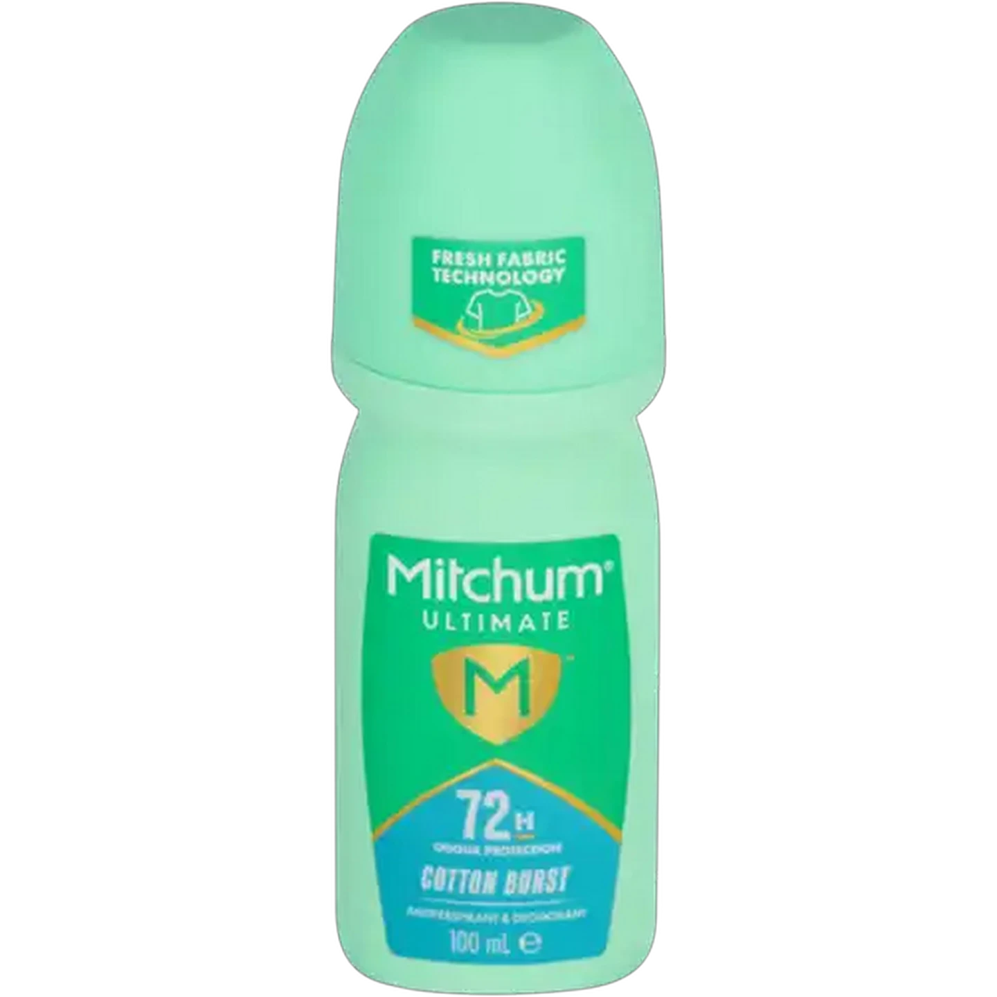 Image of Mitchum Ultimate Cotton Burst Antiperspirant & Deodorant Roll-On 100ml