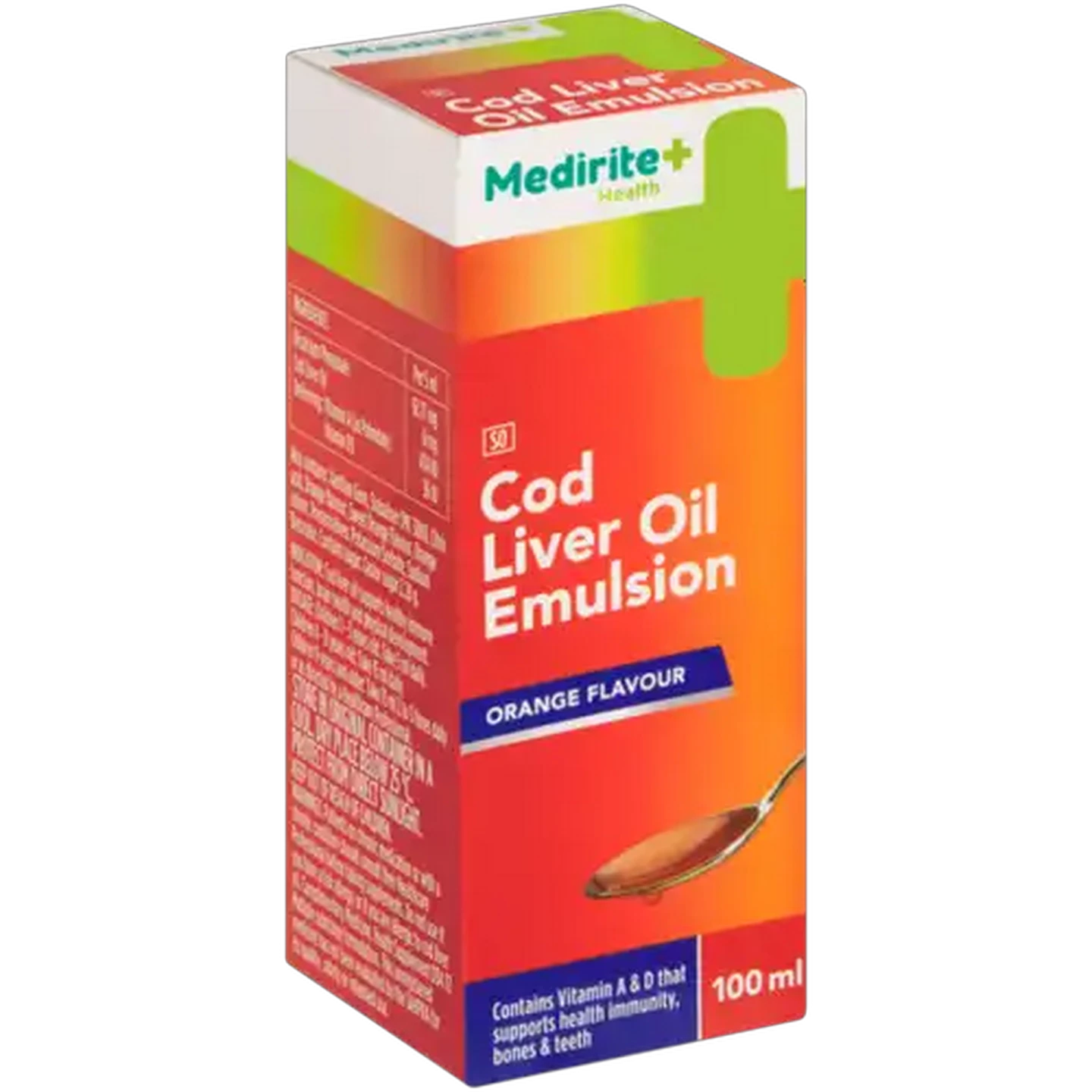 Image of Medirite Orange Flavour Cod Liver Oil Emulsion 100ml
