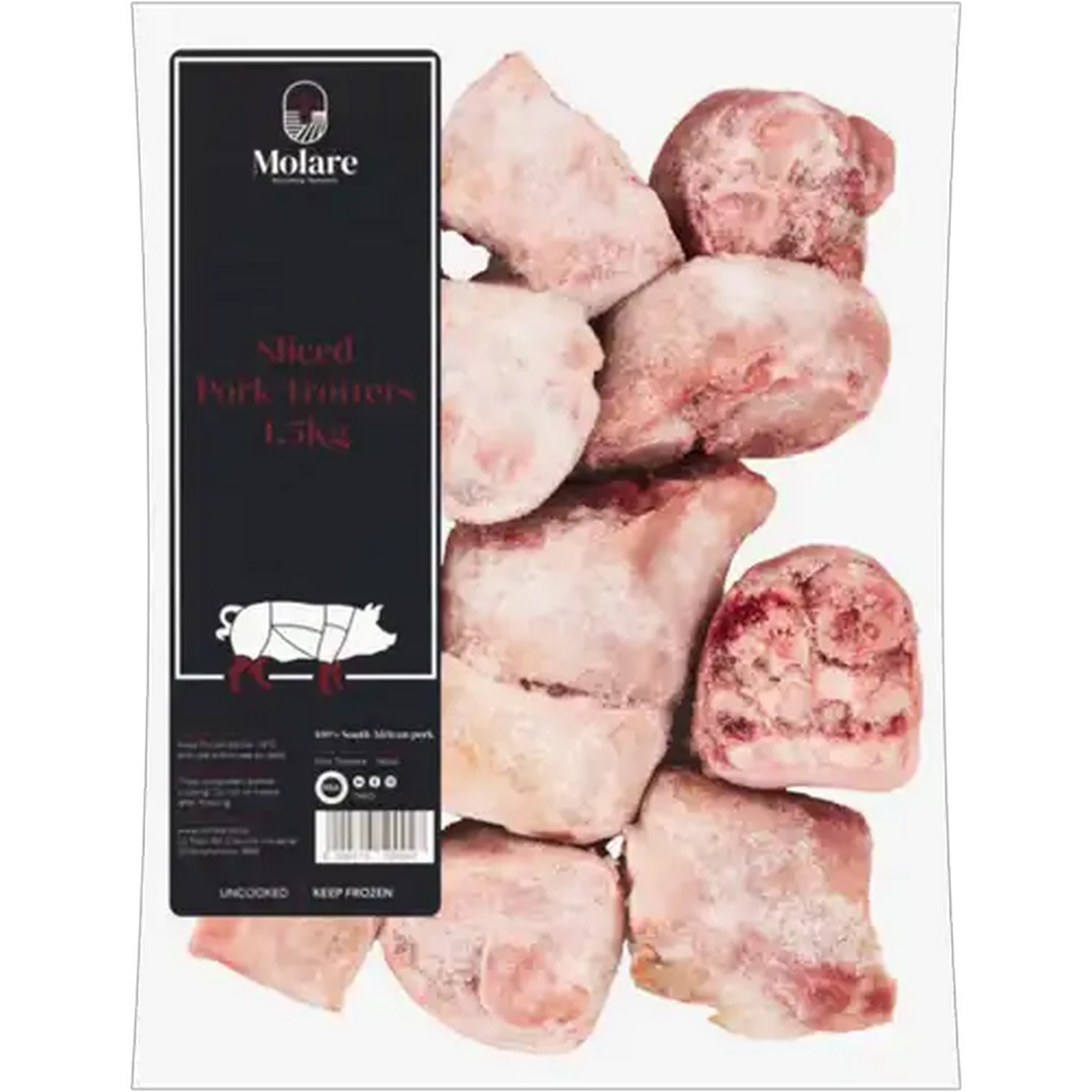 Image of Molare Frozen Sliced Pork Trotters 1.5kg