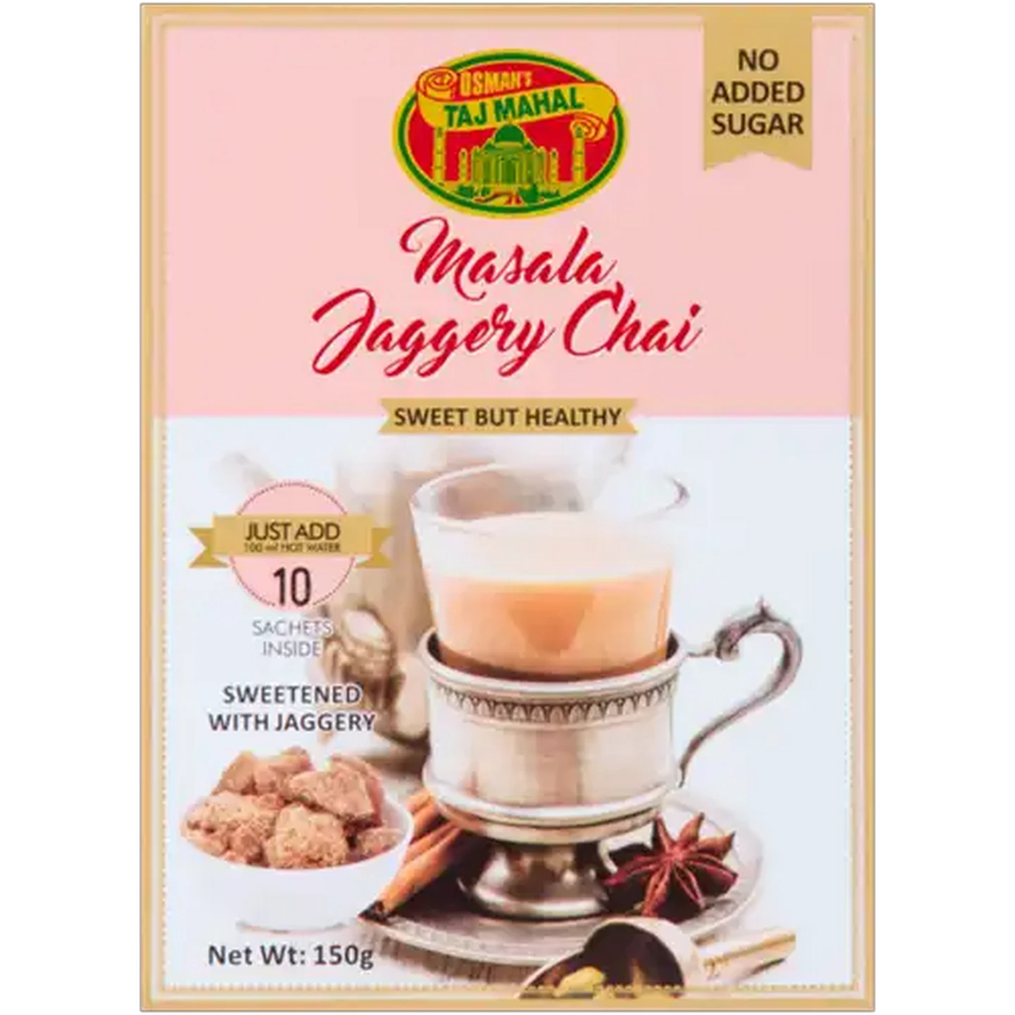 Image of Osman's Taj Mahal Masala Jaggery Chai Tea 10 Pack