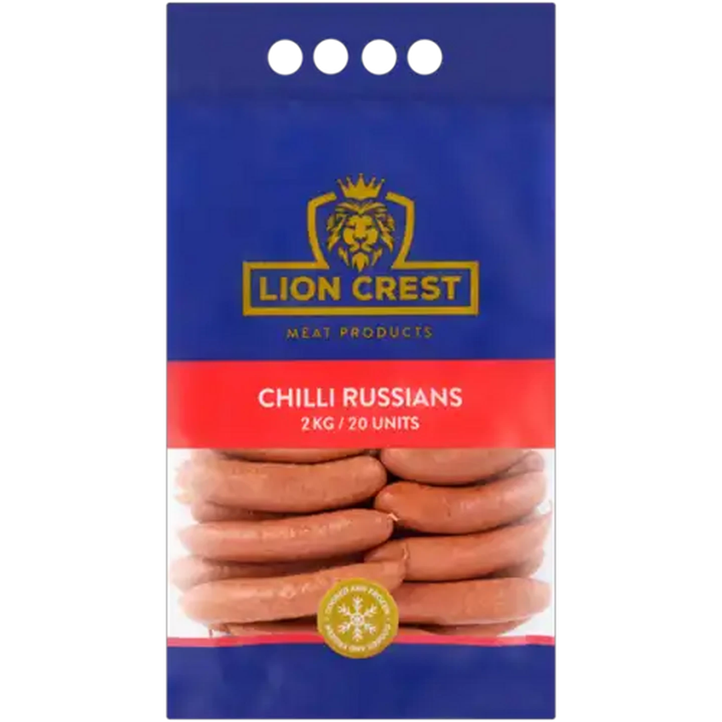 Image of Lion Crest Frozen Chilli Russians 2kg