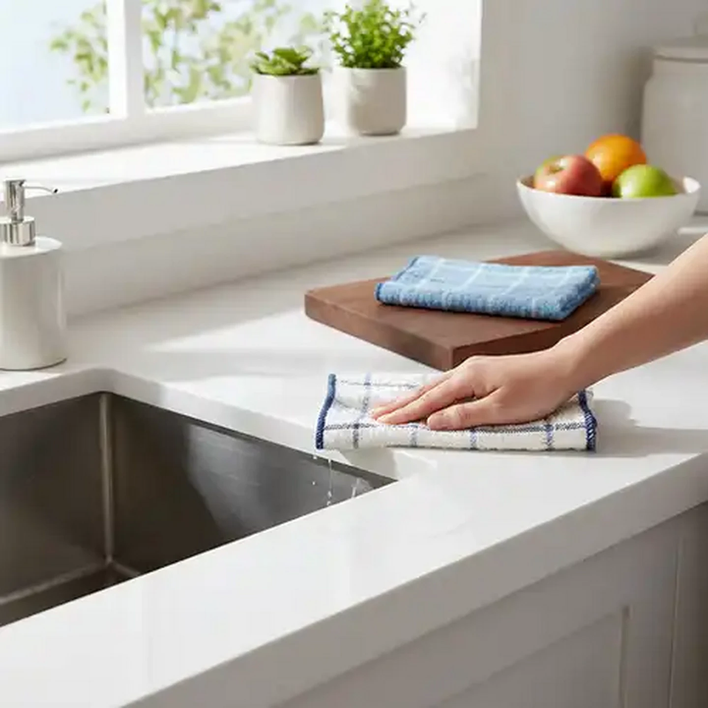 Image of Essentials Terry Kitchen Swabs 2-Pack