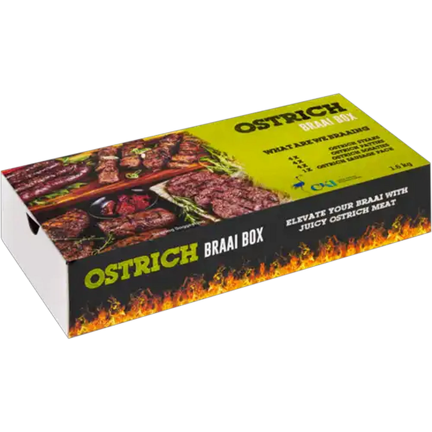 Image of Cape Karoo International Ostrich Braai Box 1.6kg