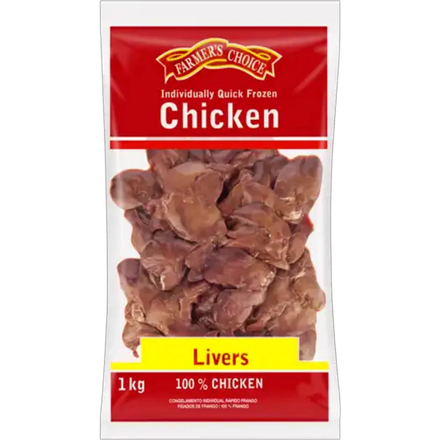 Image of Farmer's Choice Frozen Chicken Livers 1kg