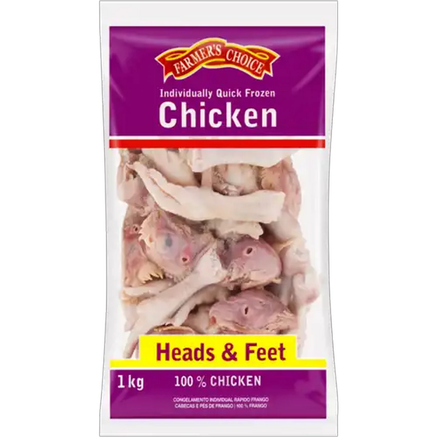 Image of Farmer's Choice Frozen Chicken Heads & Feet 1kg