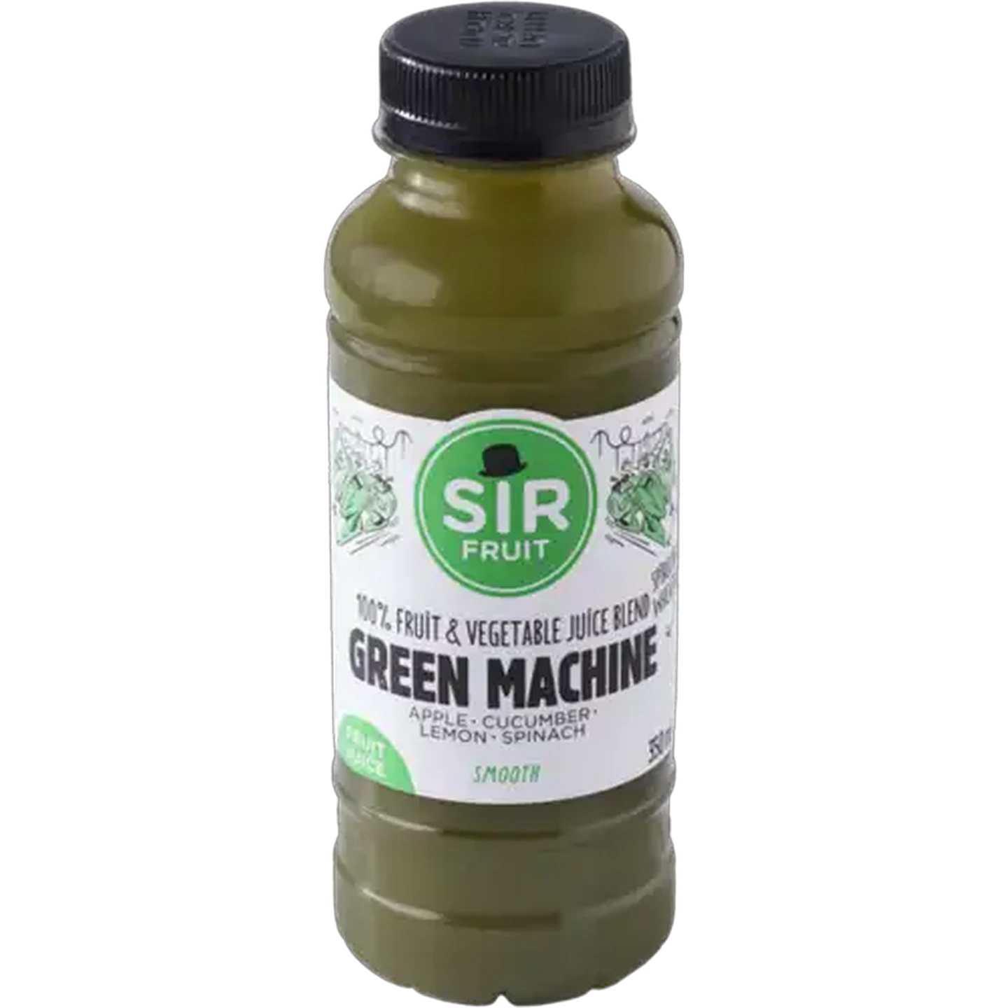 Image of Sir Fruit Green Machine 100% Smooth Fruit & Vegetable Juice Blend 350ml