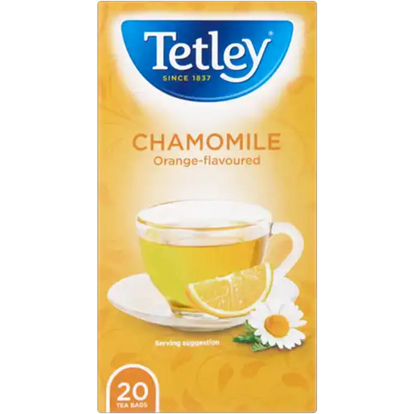 Image of Tetley Orange Flavoured Chamomile Tea Bags 20-Pack