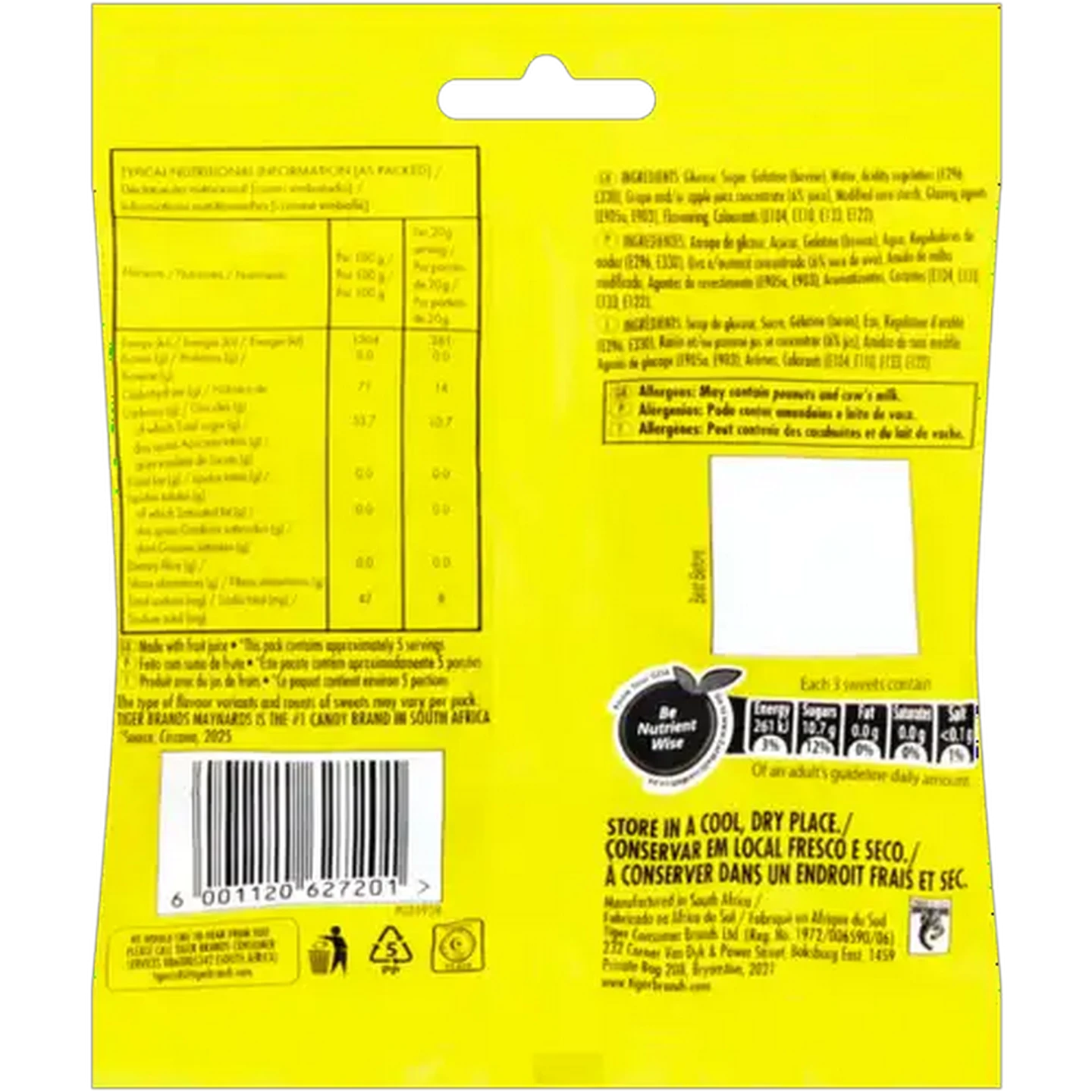 Image of Maynards Jelly Jerseys 100g