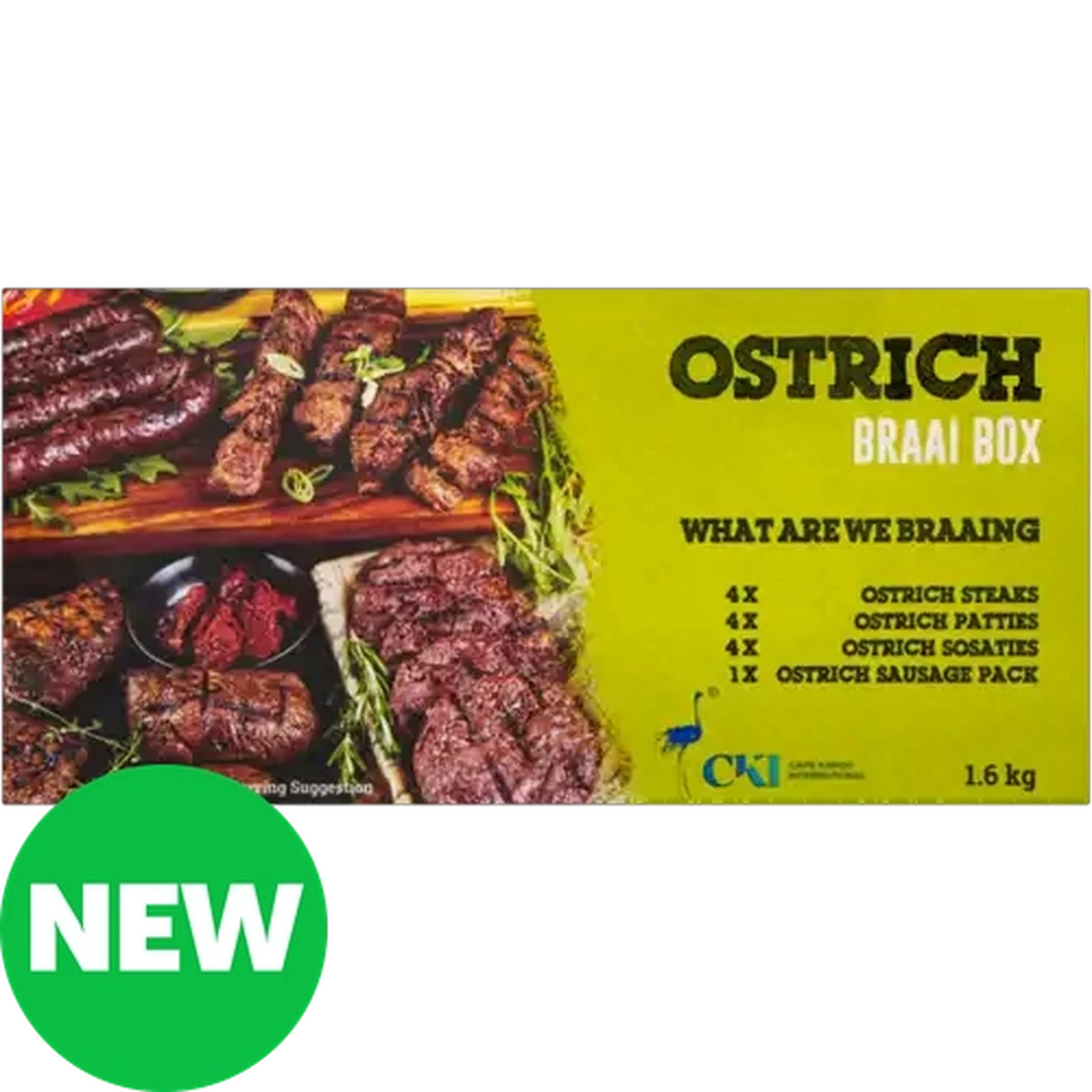Image of Cape Karoo International Ostrich Braai Box 1.6kg