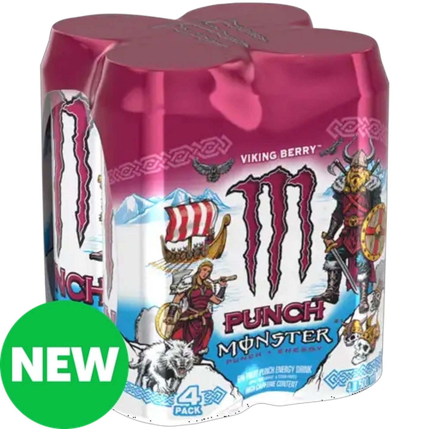 Shoprite ZA | Monster Punch Viking Berry Energy Drink 4 x 500ml