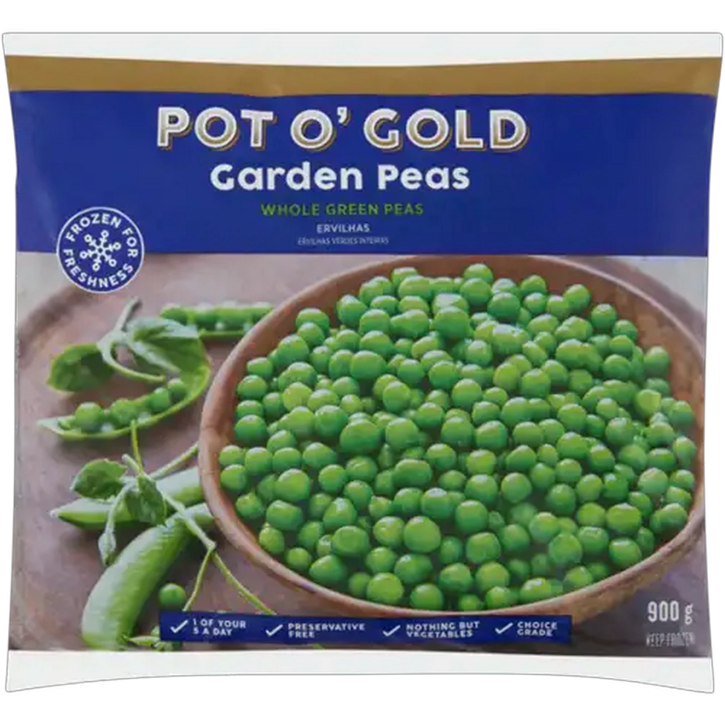 Image of Pot O' Gold Frozen Garden Peas 900g