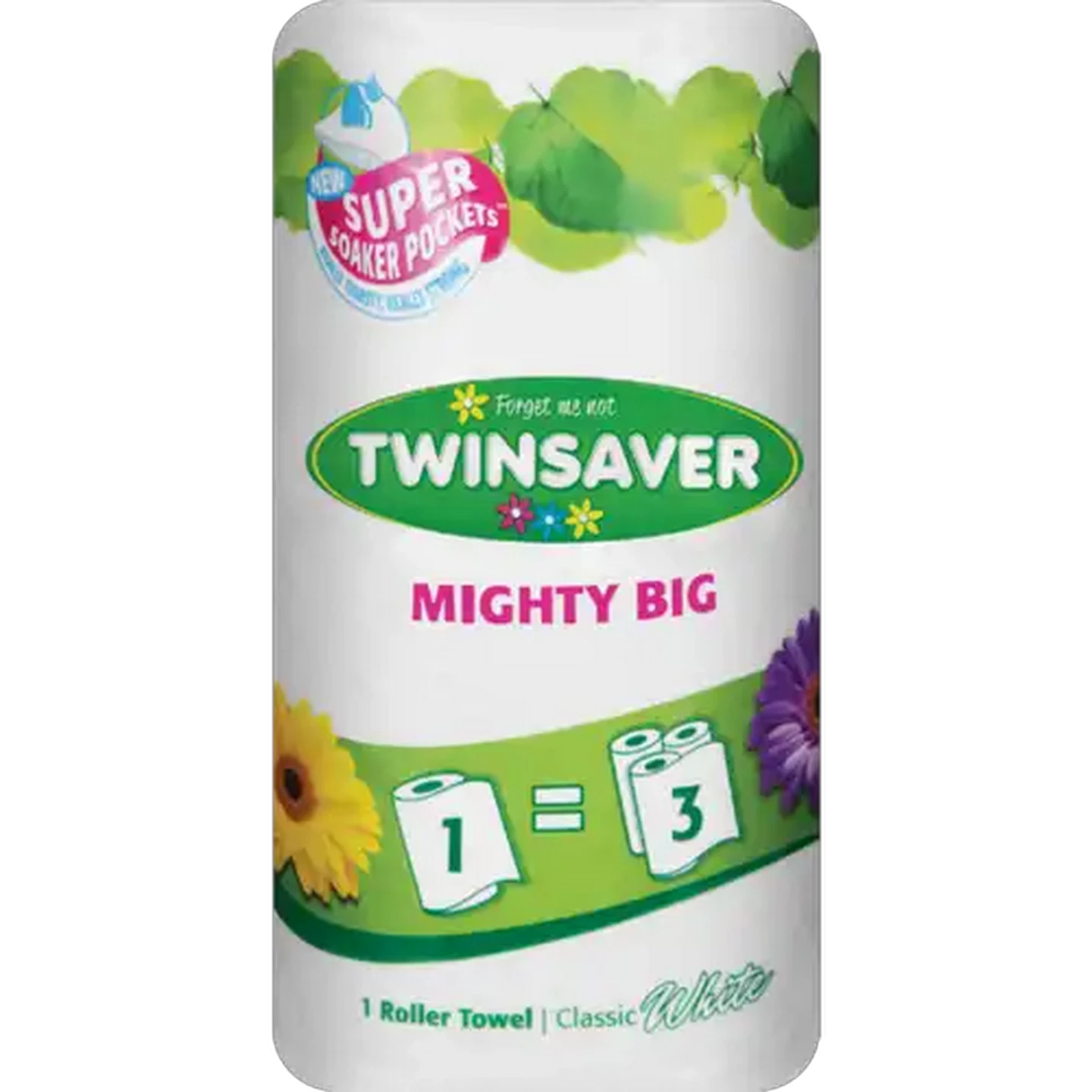 Image of Twinsaver Mighty Big Classic White Roller Towel
