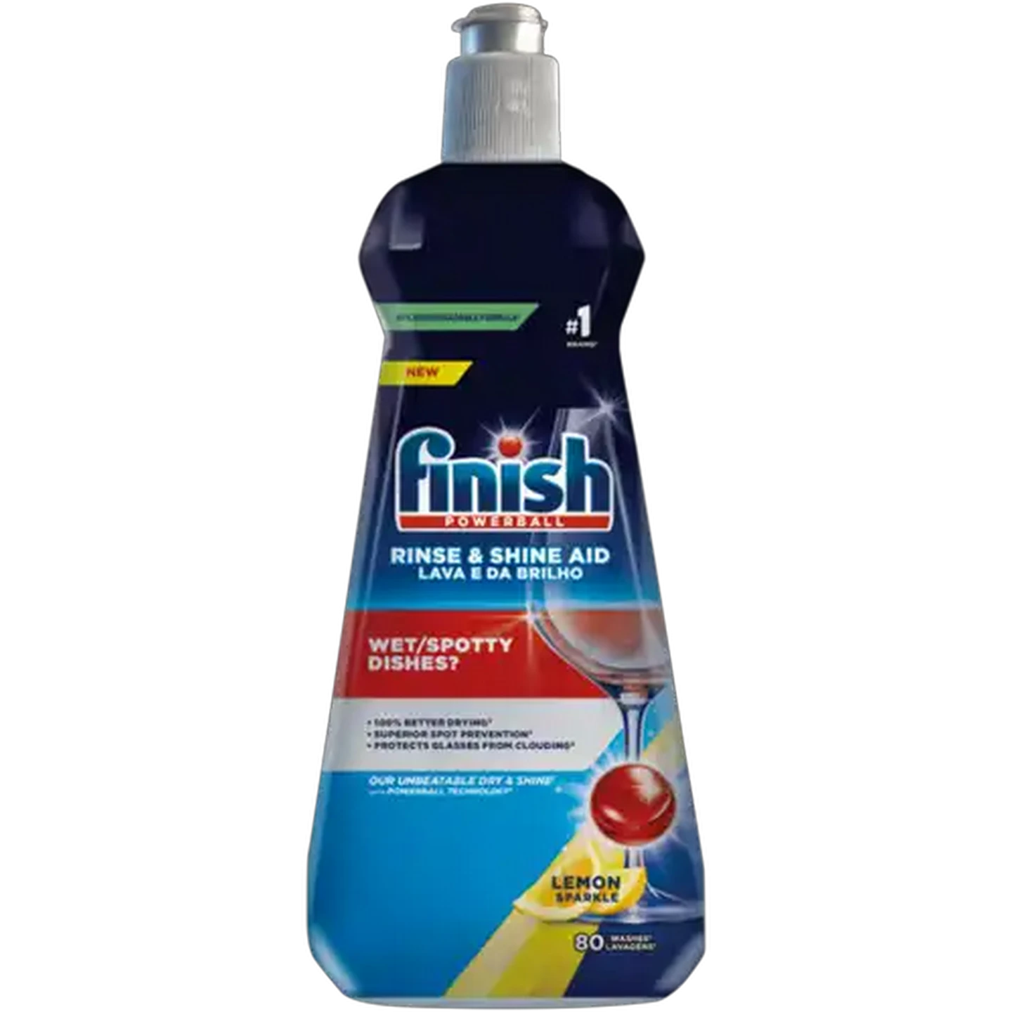 Image of Finish Lemon Sparkle Rinse & Shine Aid 400ml