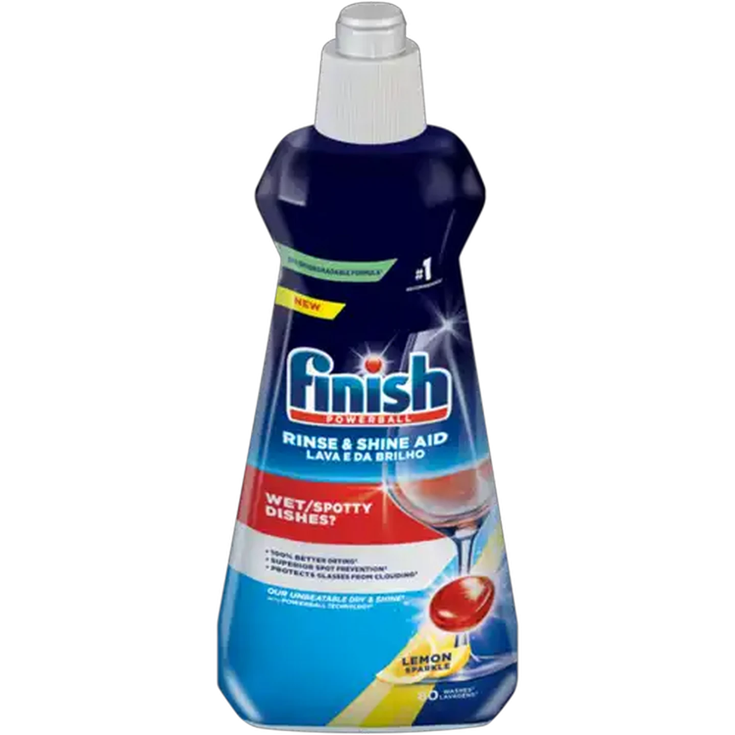 Image of Finish Lemon Sparkle Rinse & Shine Aid 400ml