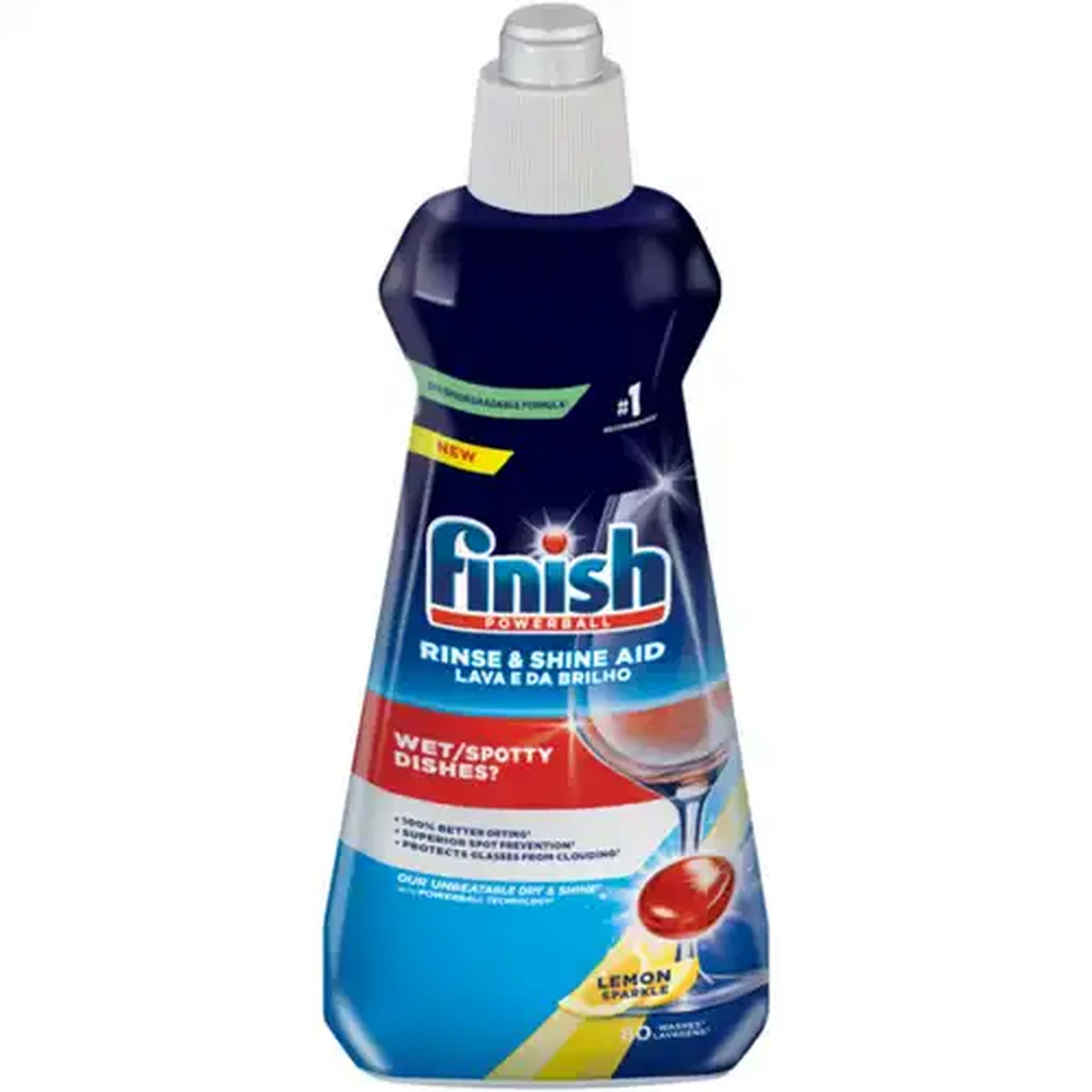 Image of Finish Lemon Sparkle Rinse & Shine Aid 400ml