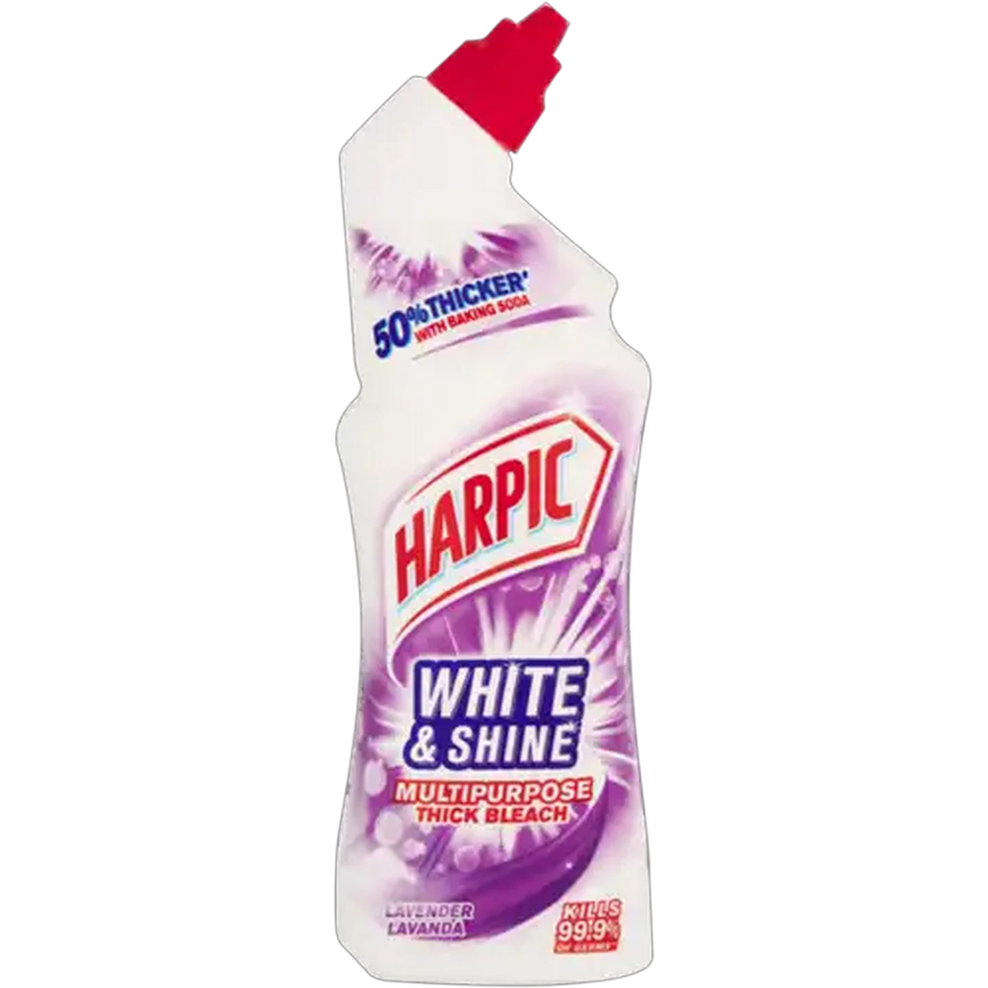 Image of Harpic White & Shine Lavender Multipurpose Thick Bleach 750ml