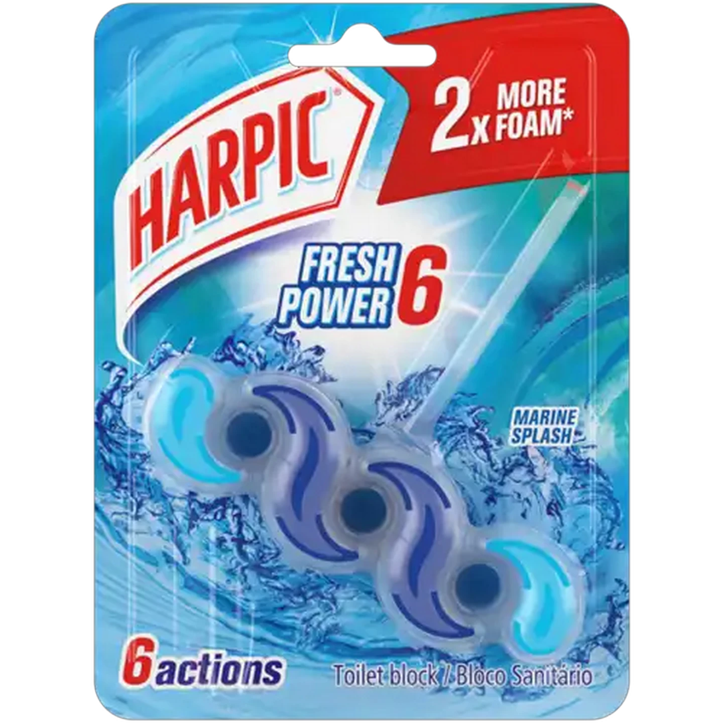 Image of Harpic Marine Splash Toilet Block 35g