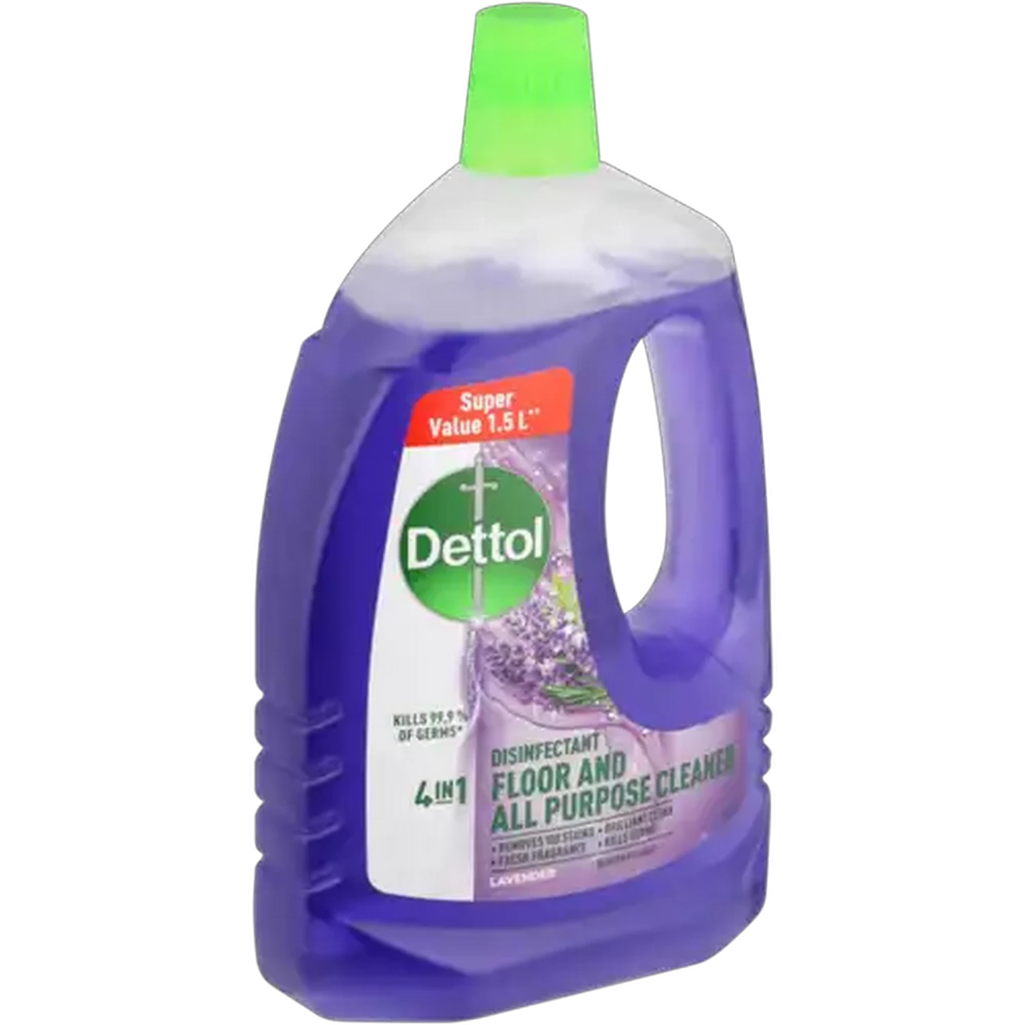 Image of Dettol Lavender All Purpose Disinfectant & Floor Cleaner 1.5l