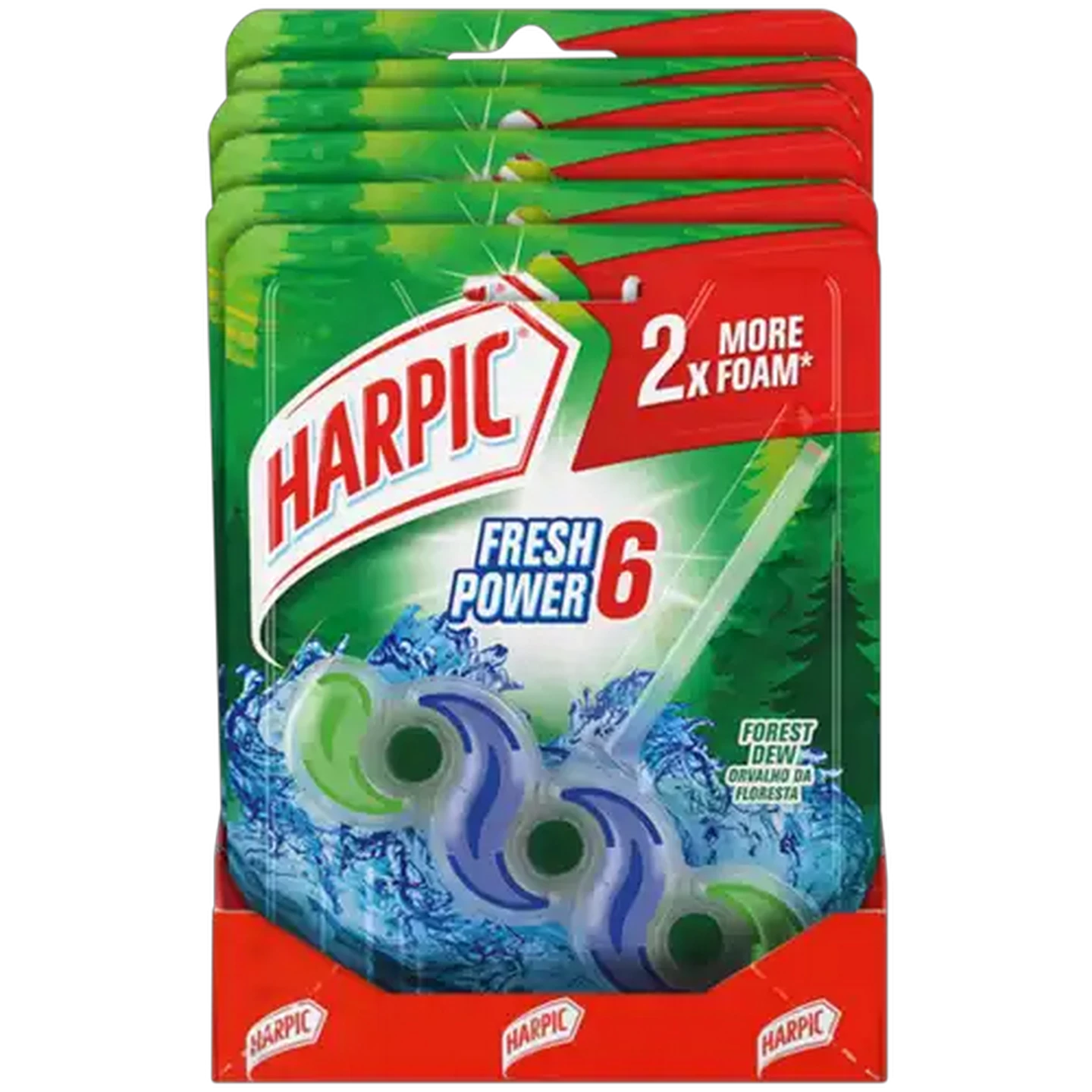Image of Harpic Forest Dew Toilet Block 35g