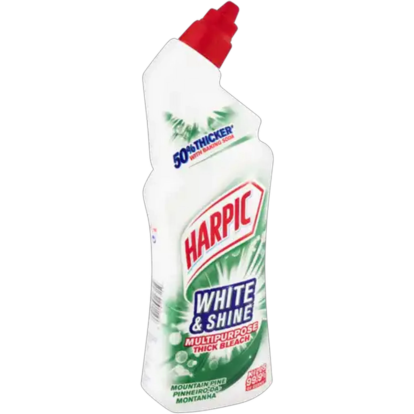 Image of Harpic White & Shine Mountain Pine Multipurpose Thick Bleach 750ml