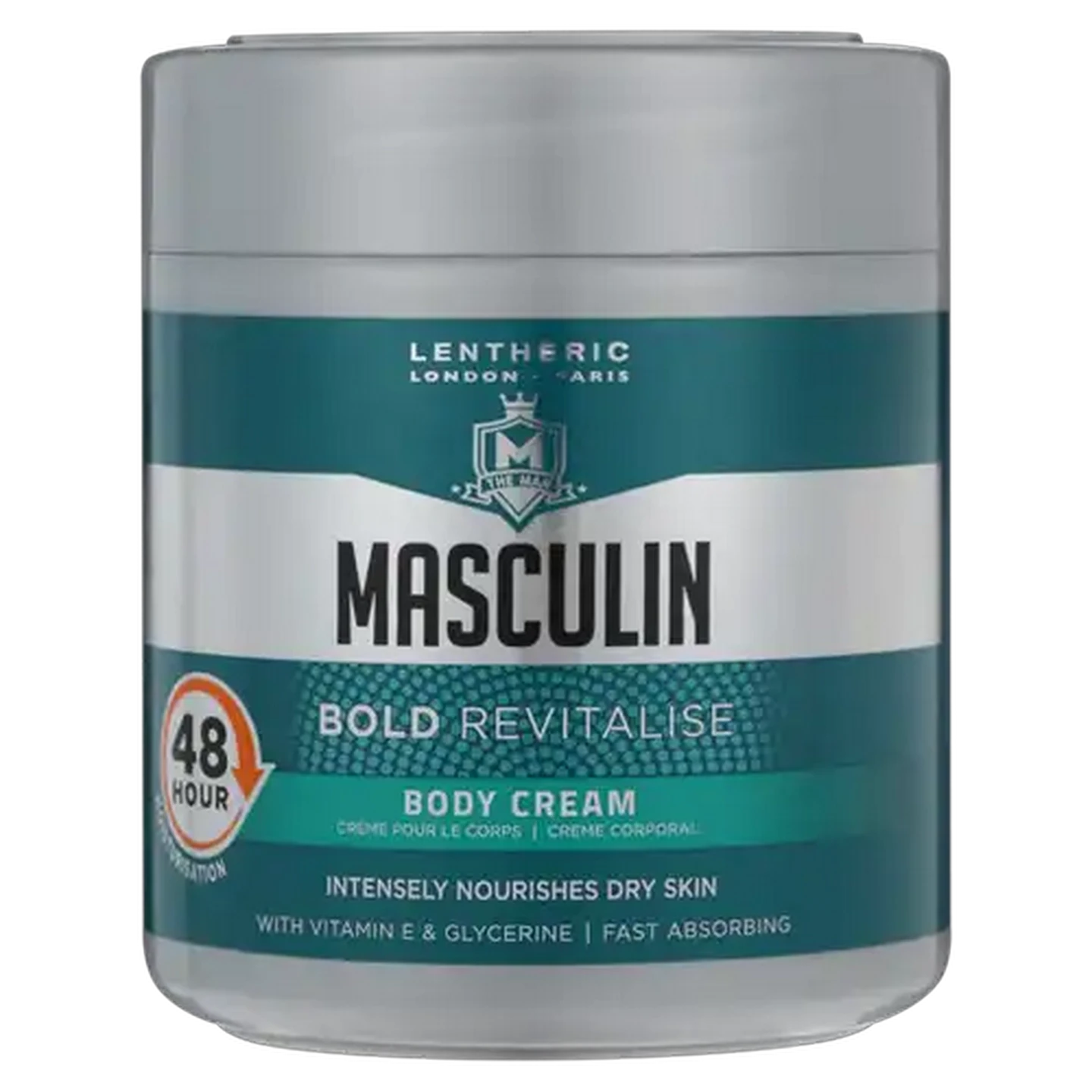 Image of Lenthéric Masculin Bold Revitalise Body Cream 450ml