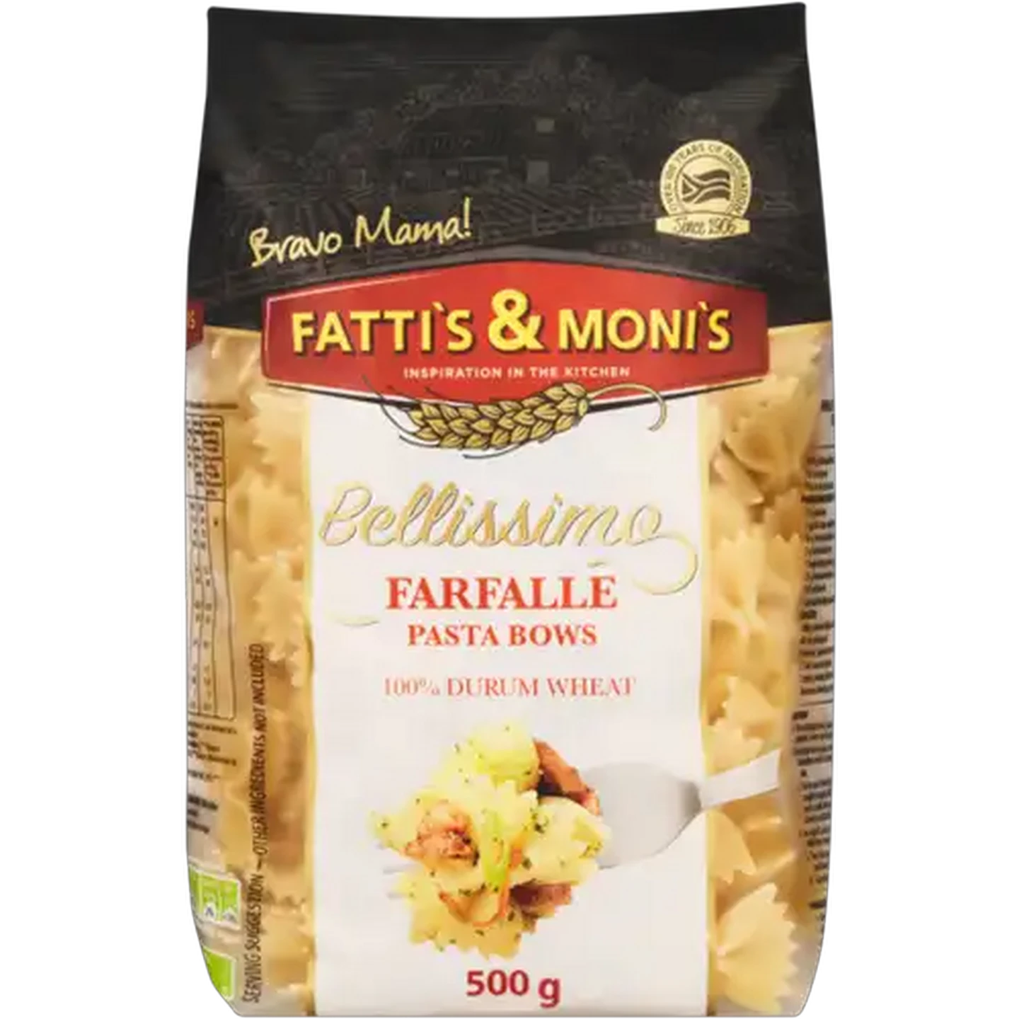 Image of Fatti's & Moni's Bellissimo Farfalle Pasta Bows 500g