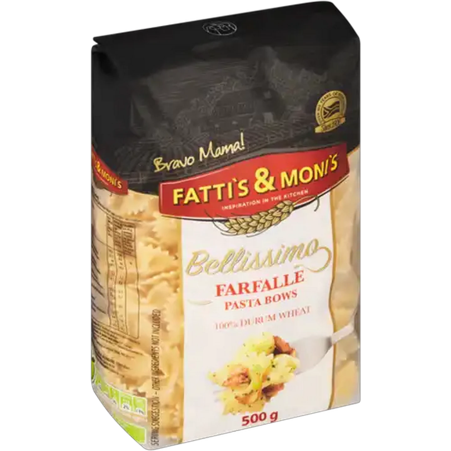 Image of Fatti's & Moni's Bellissimo Farfalle Pasta Bows 500g