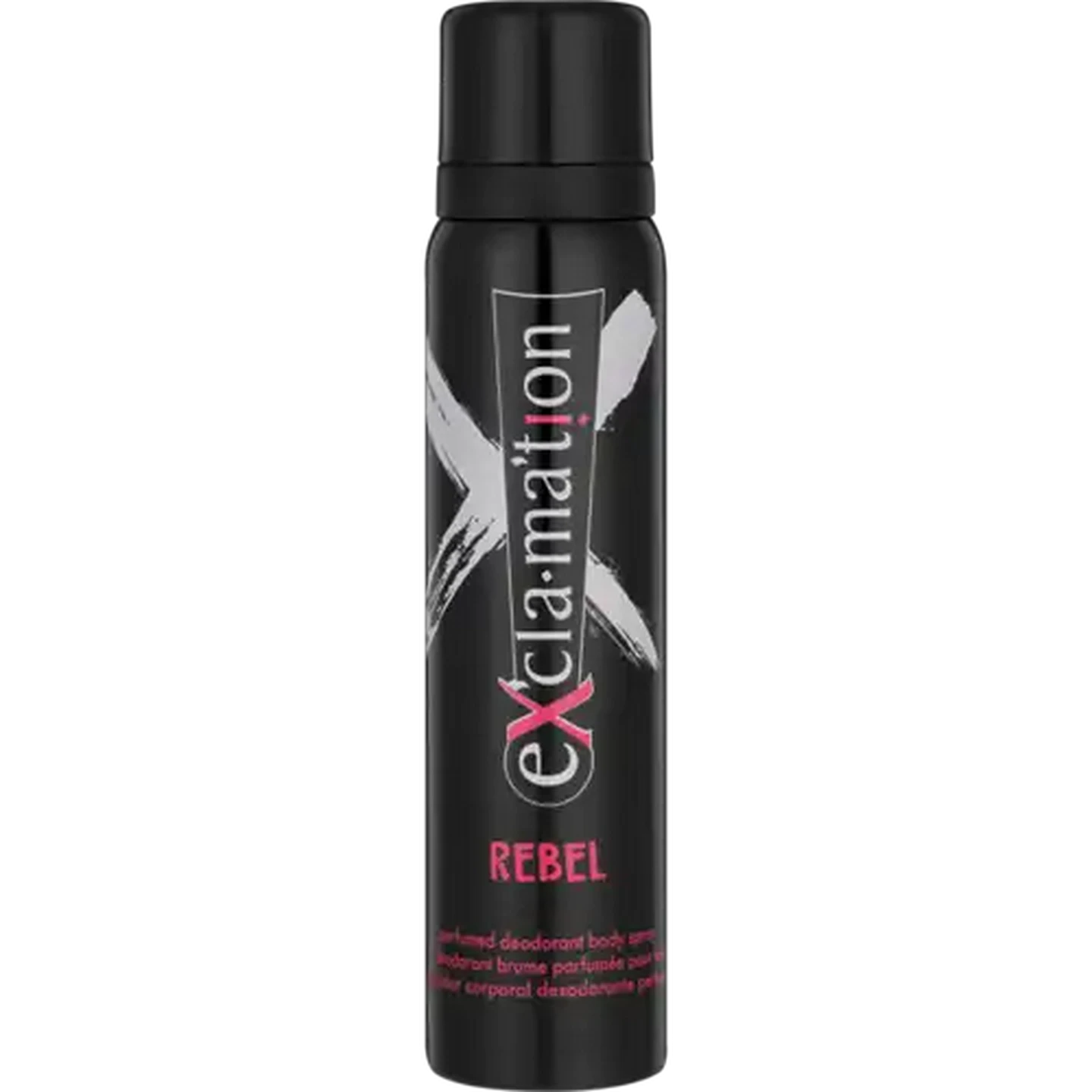 Image of Exclamation Rebel Perfume Deodorant Body Spray 90ml