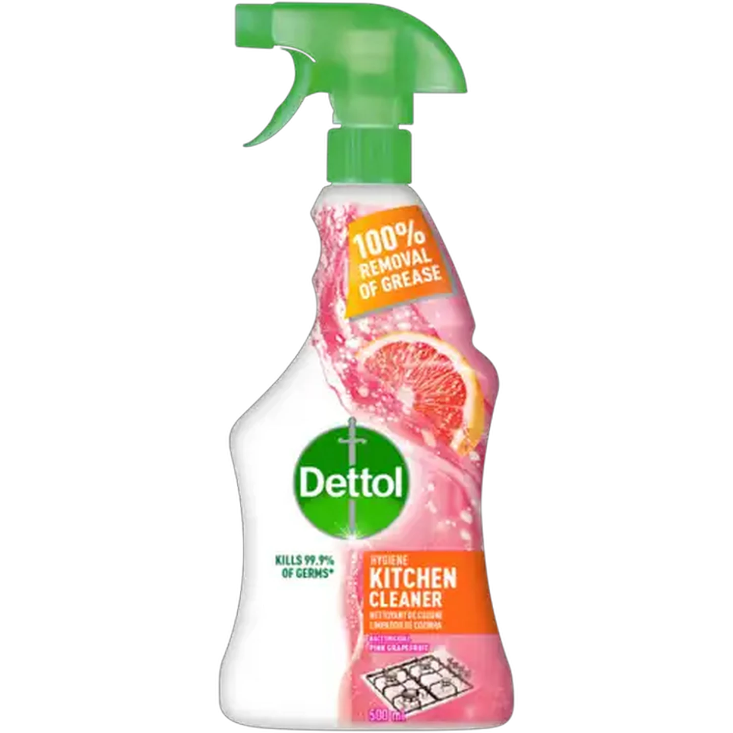 Image of Dettol Pink Grapefruit Kitchen Cleaner 500ml