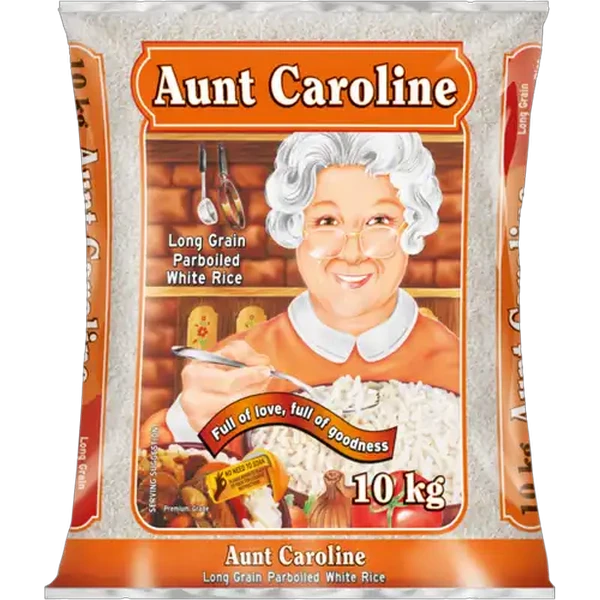 Aunt Caroline Long Grain Parboiled Rice 10kg