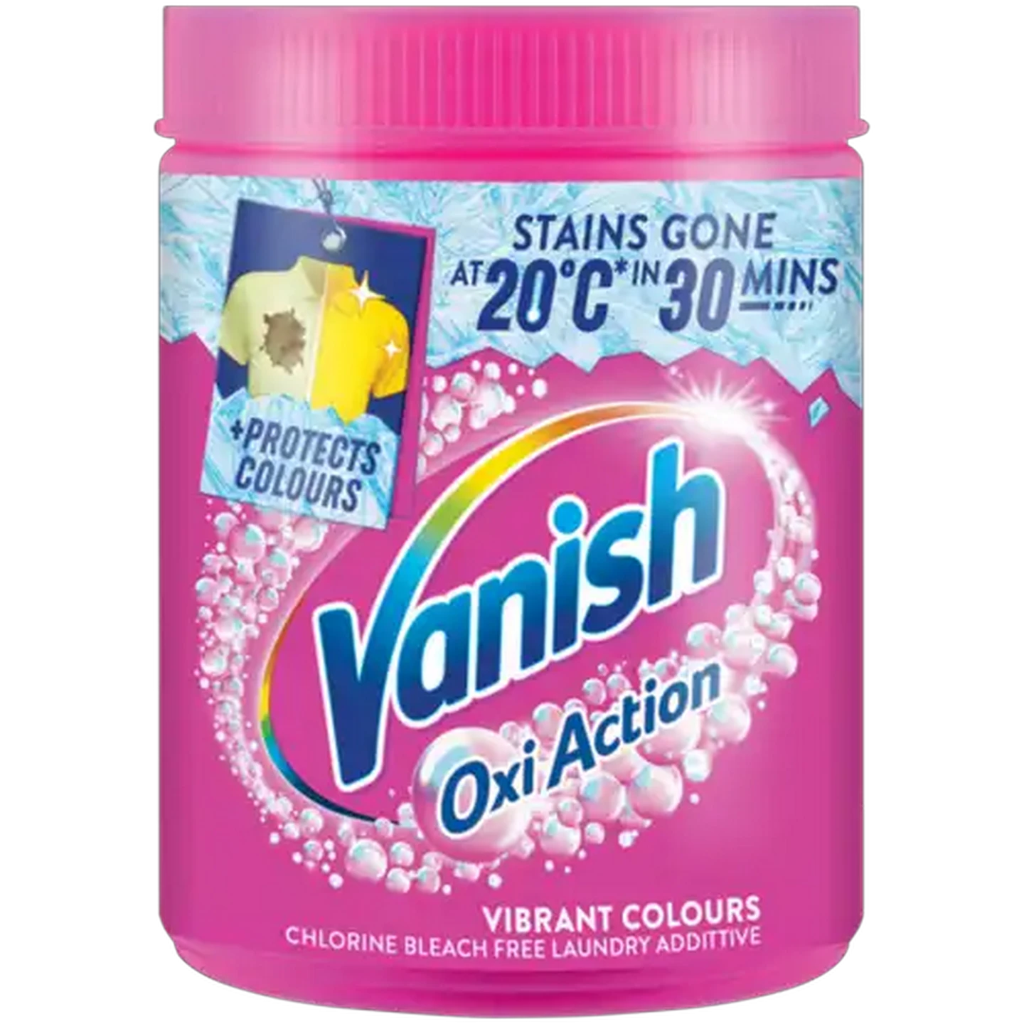 Image of Vanish Oxi Action Vibrant Colours Chlorine Bleach Free Laundry Additive 1kg