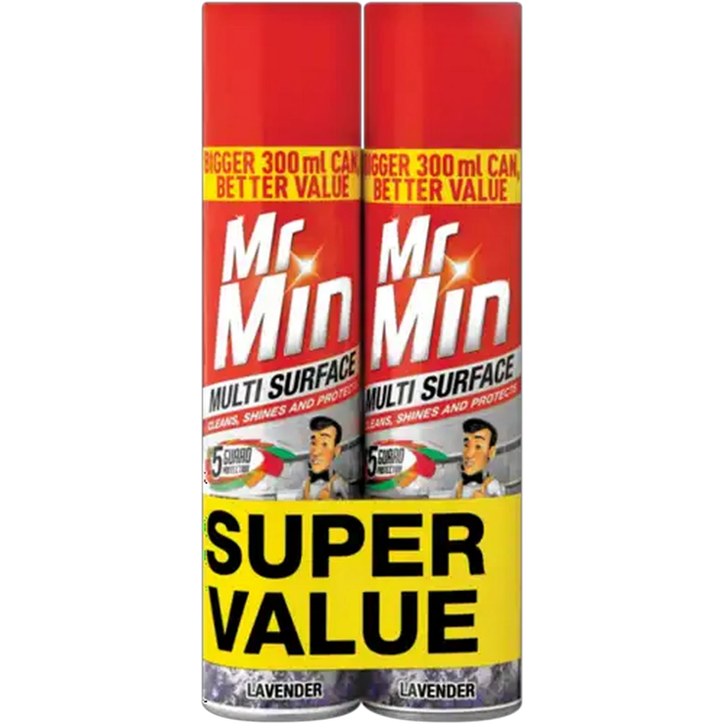 Image of Mr. Min Lavender Multi Surface Cleaner Value Pack 2 x 300ml