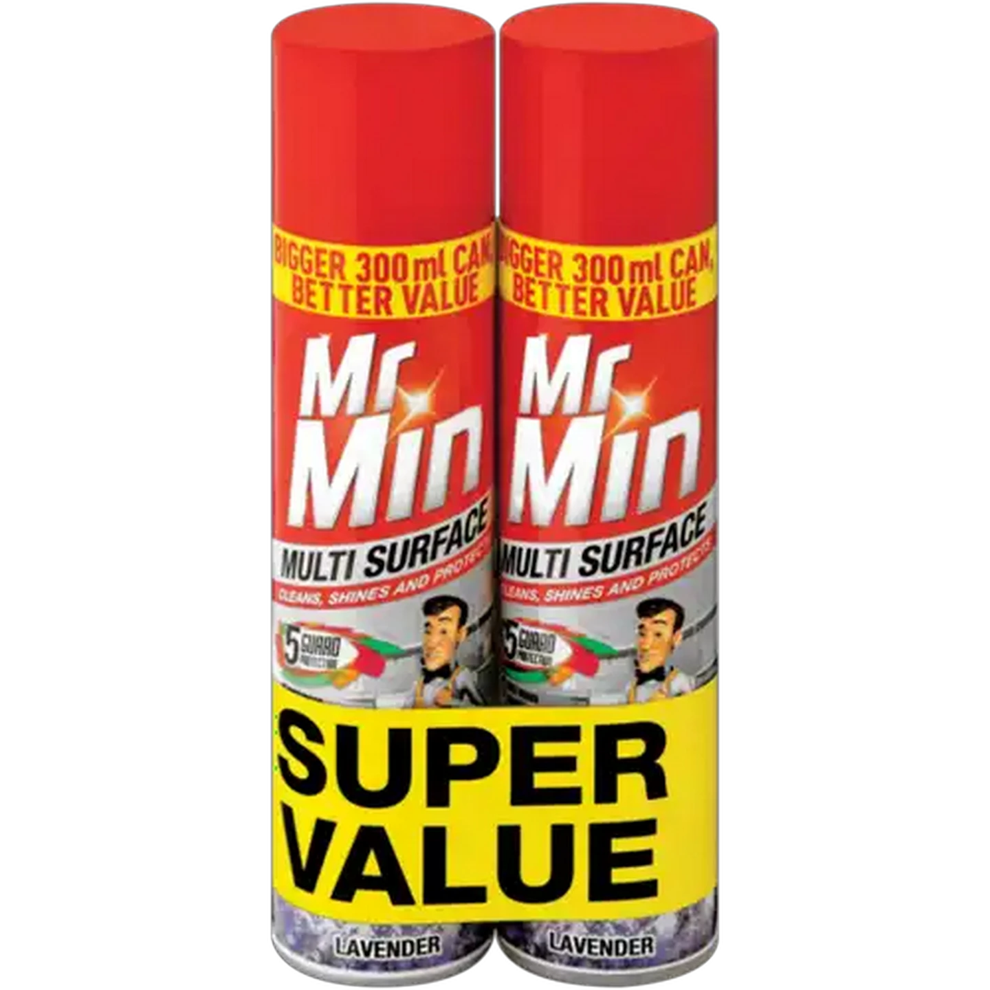 Image of Mr. Min Lavender Multi Surface Cleaner Value Pack 2 x 300ml