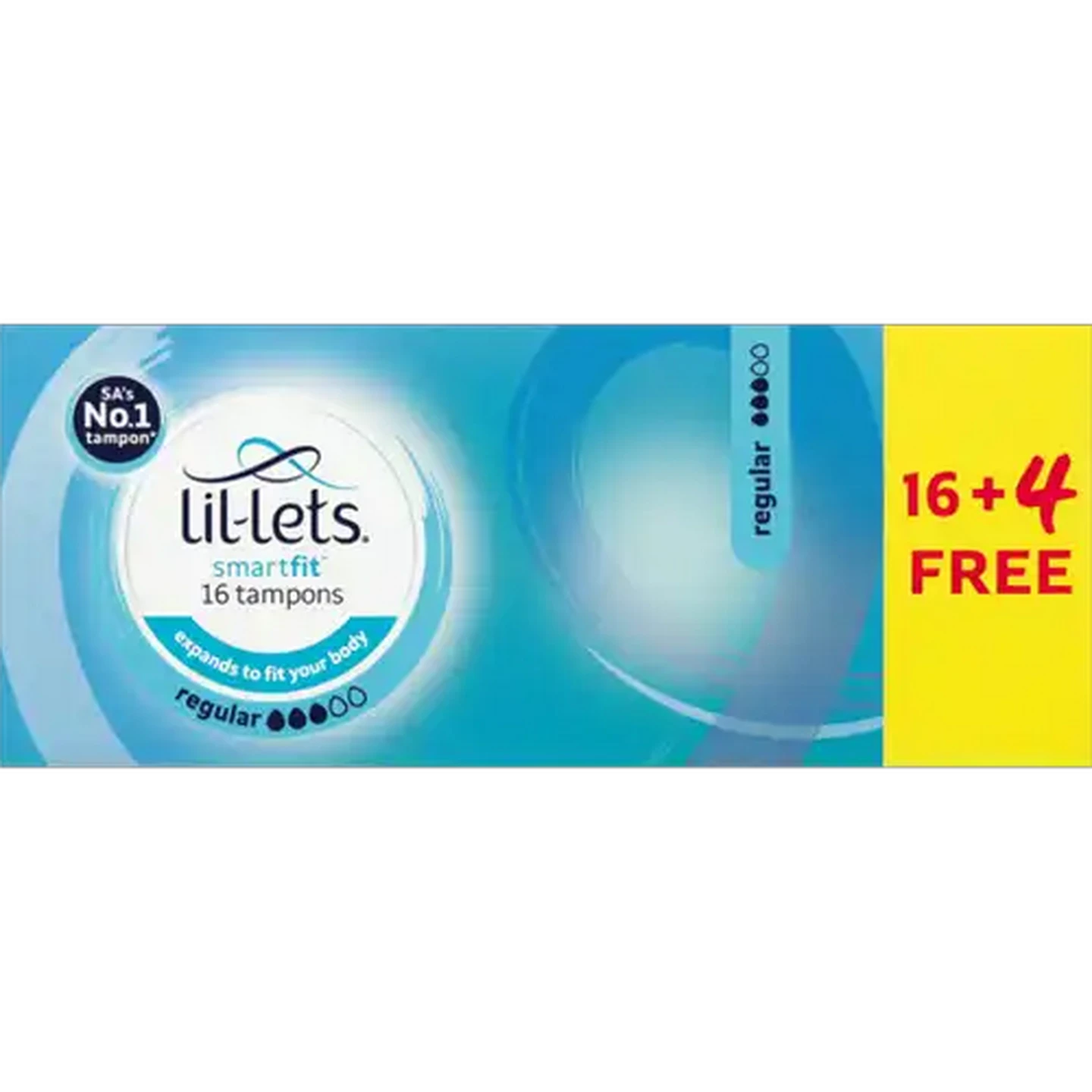 Image of Lil-Lets Smartfit Regular Tampons 16 + 4 Pack