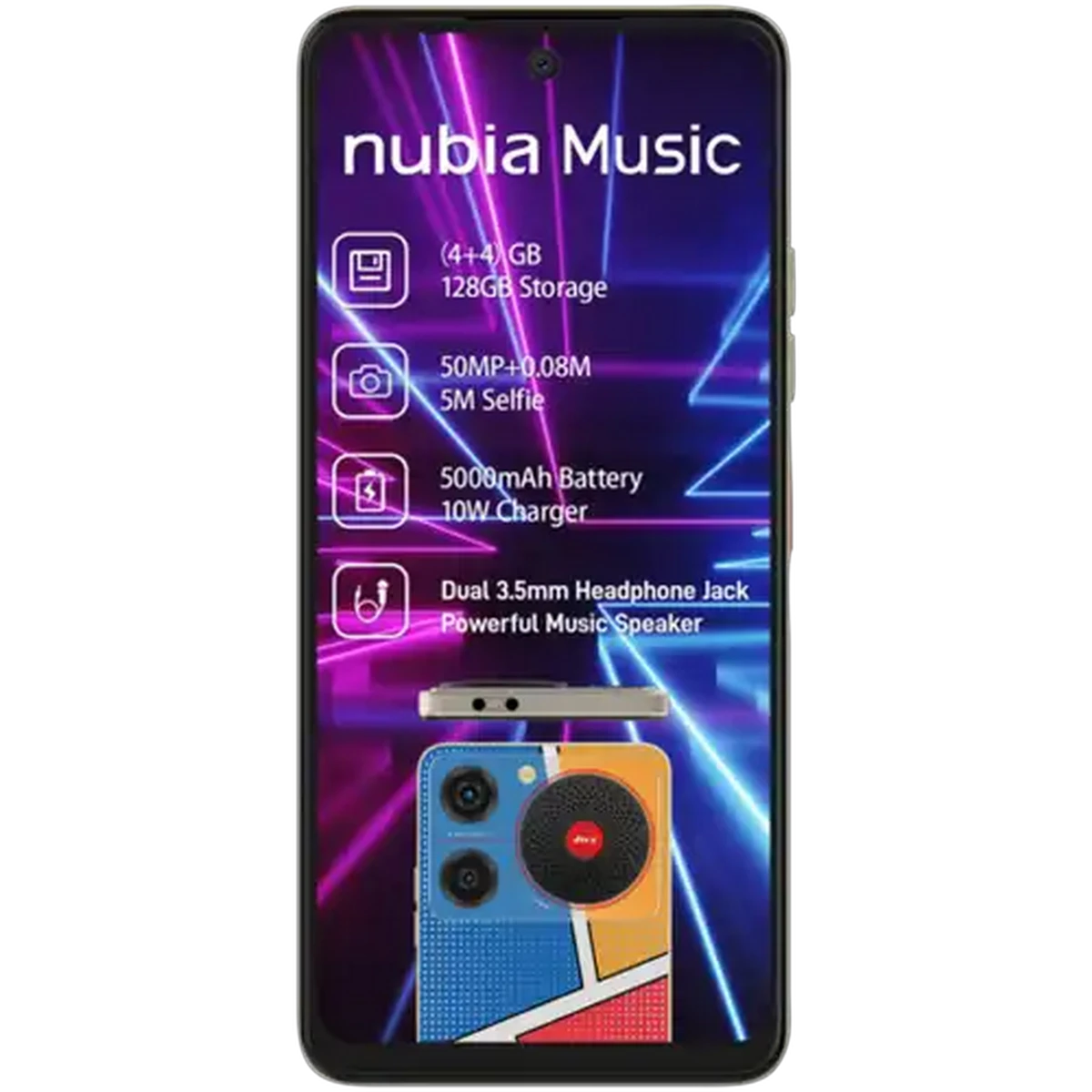 nubia Music スマートフォン 5000mAh 6a610acad8aa964f5302622a?width