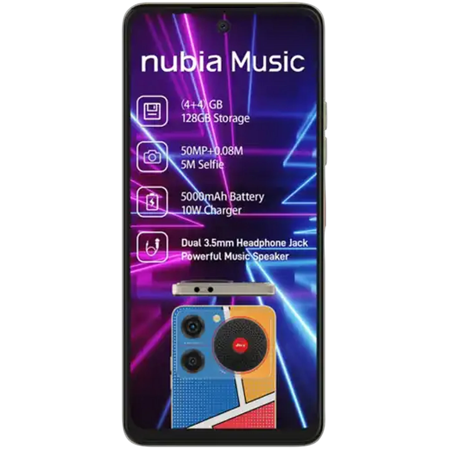 Image of nubia Music POP Art Dual-Sim Cellphone