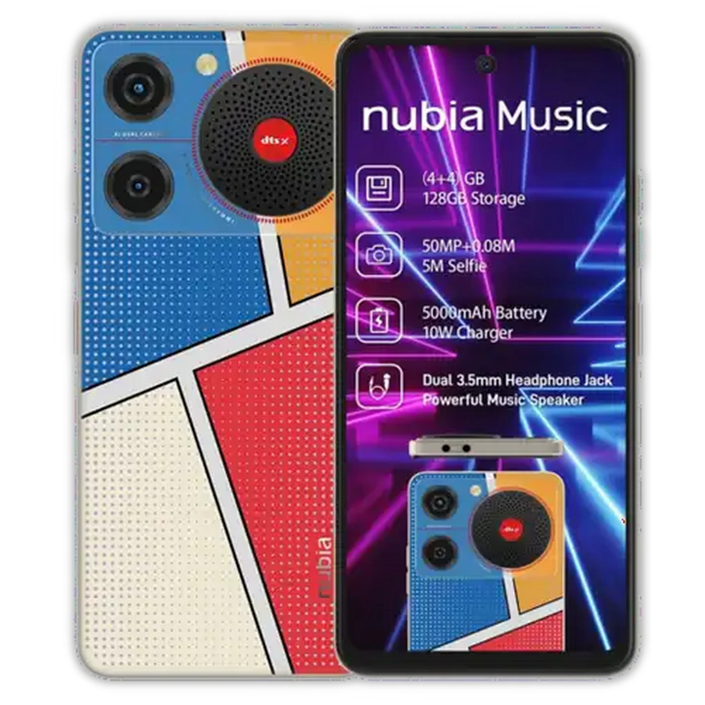 Image of nubia Music POP Art Dual-Sim Cellphone