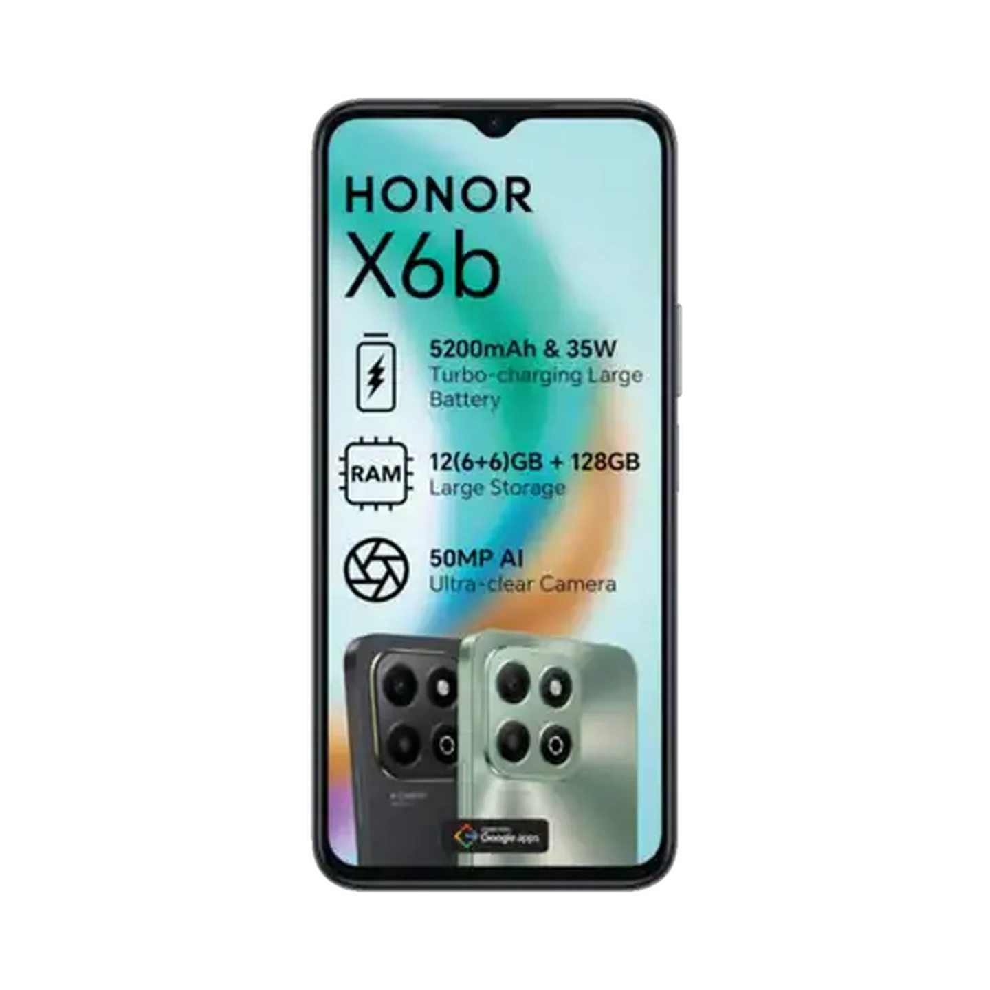 Image of Honor X6b Midnight Black Dual SIM Smartphone 3G