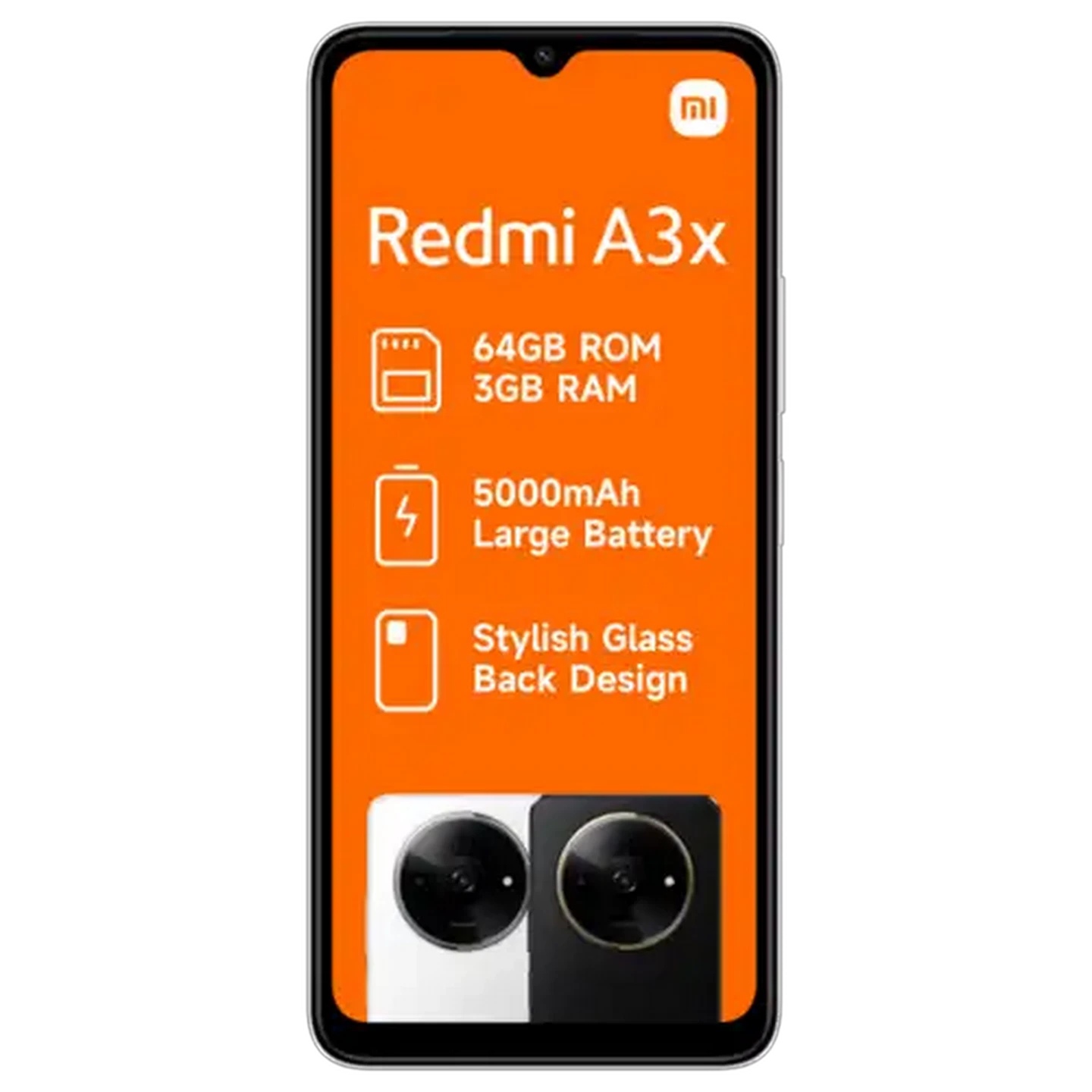 Image of Xiaomi Redmi A3x Moonlight White Smartphone 128GB