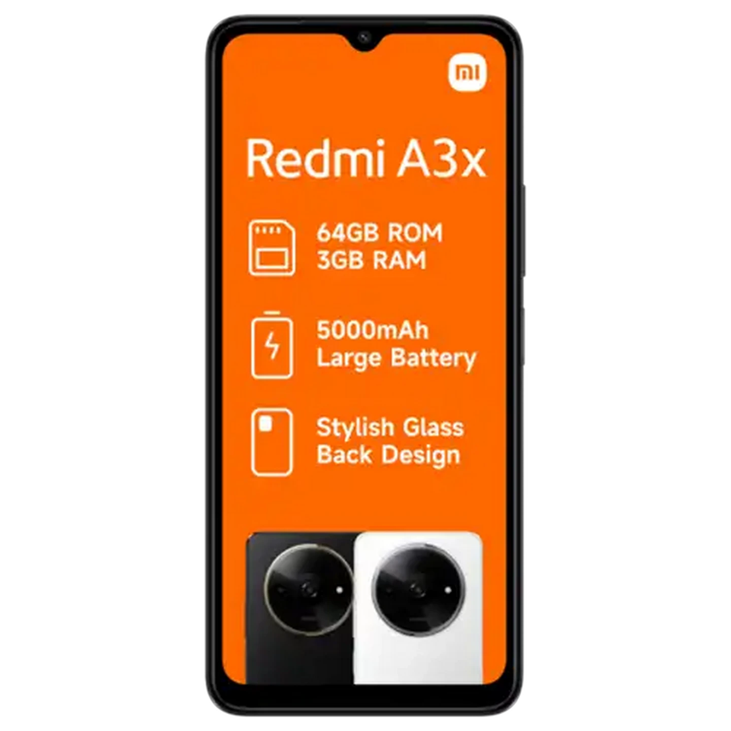 Image of Xiaomi Redmi A3x Midnight Black Smartphone