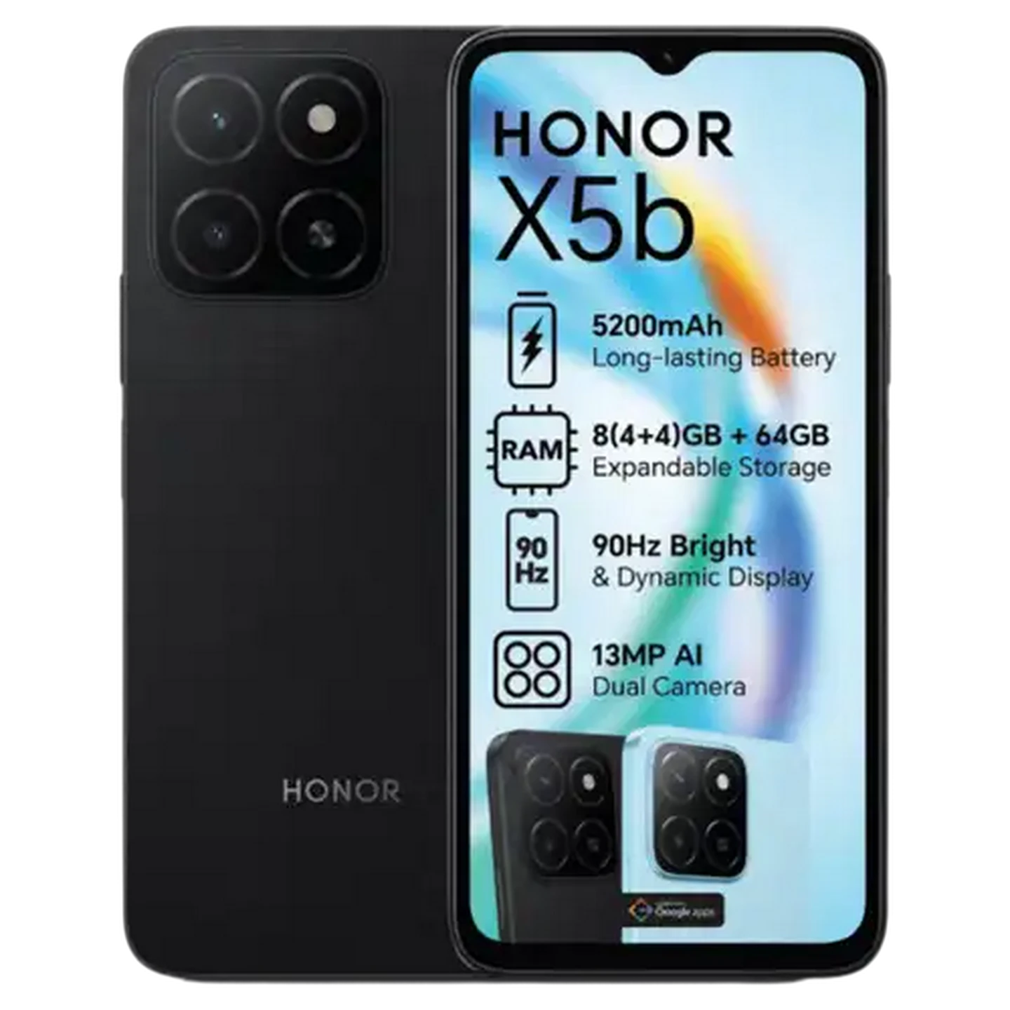 Image of Honor X5b Midnight Black Smartphone