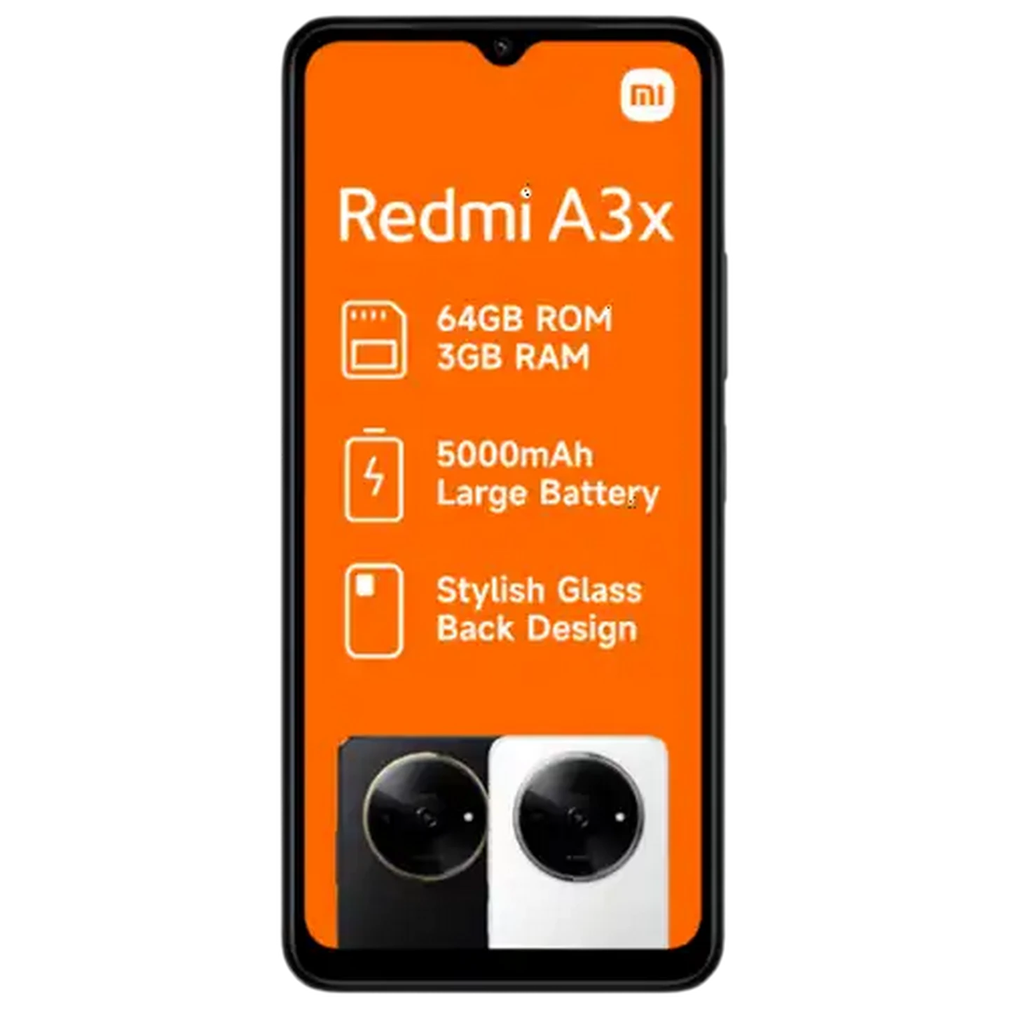 Image of Xiaomi Redmi A3x Black Smartphone