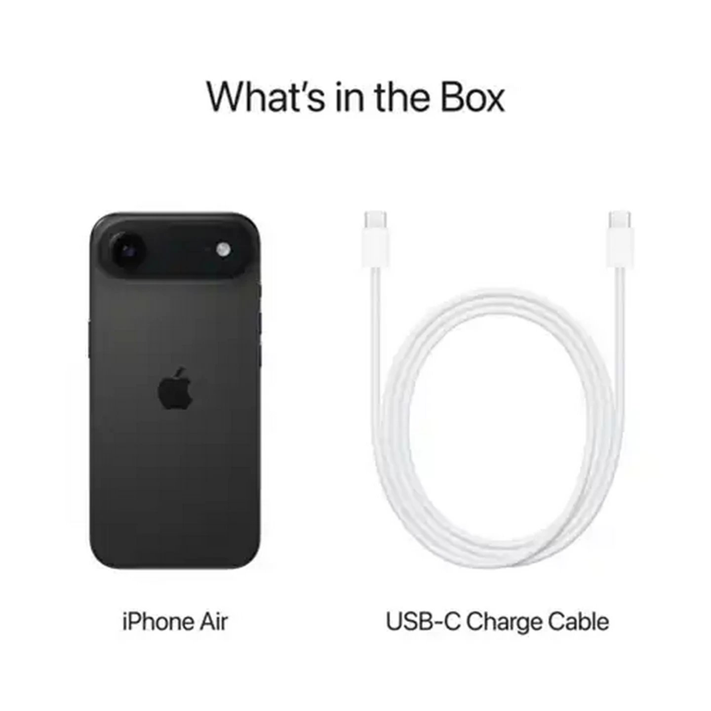 Image of iPhone Air Space Black 256GB