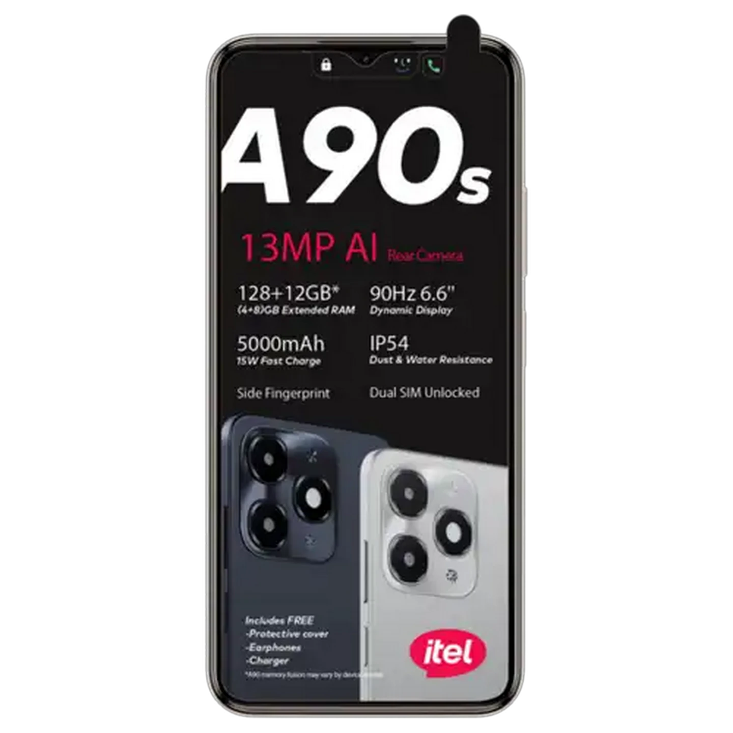 Image of itel A90s Titanium Silver (Network Locked)