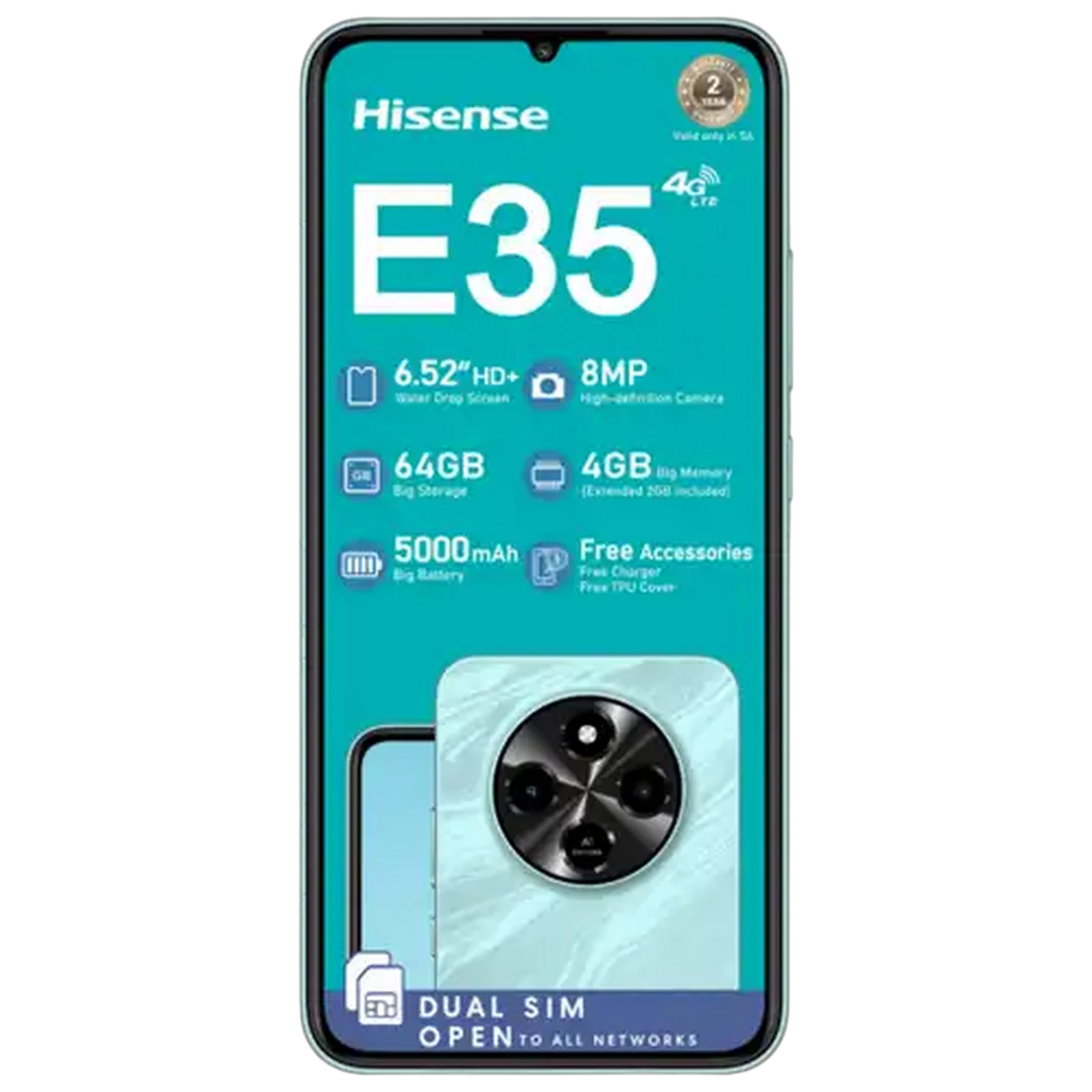 Image of Hisense E35 Blue Mobile Handset