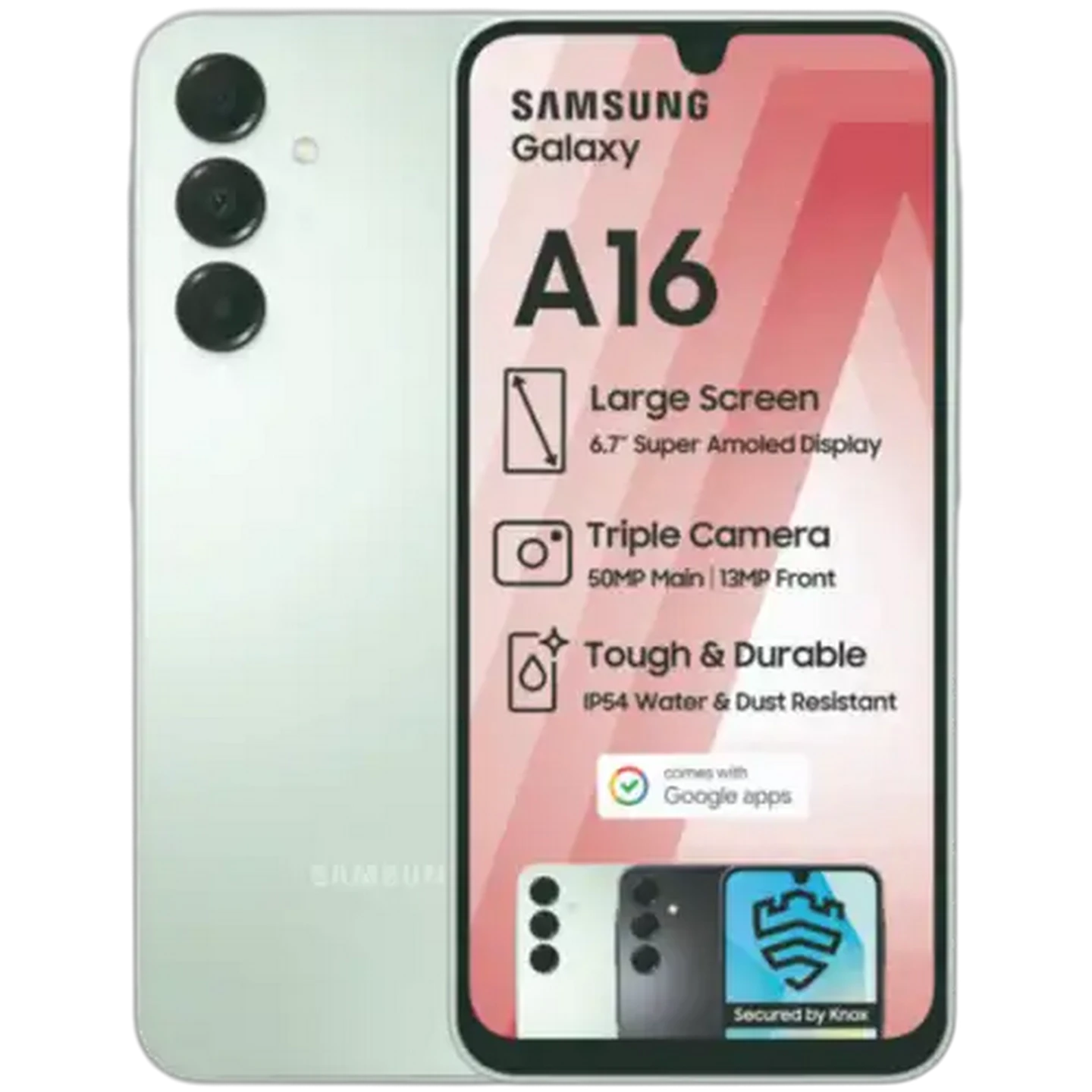 Image of Samsung Galaxy A16 Green Smartphone